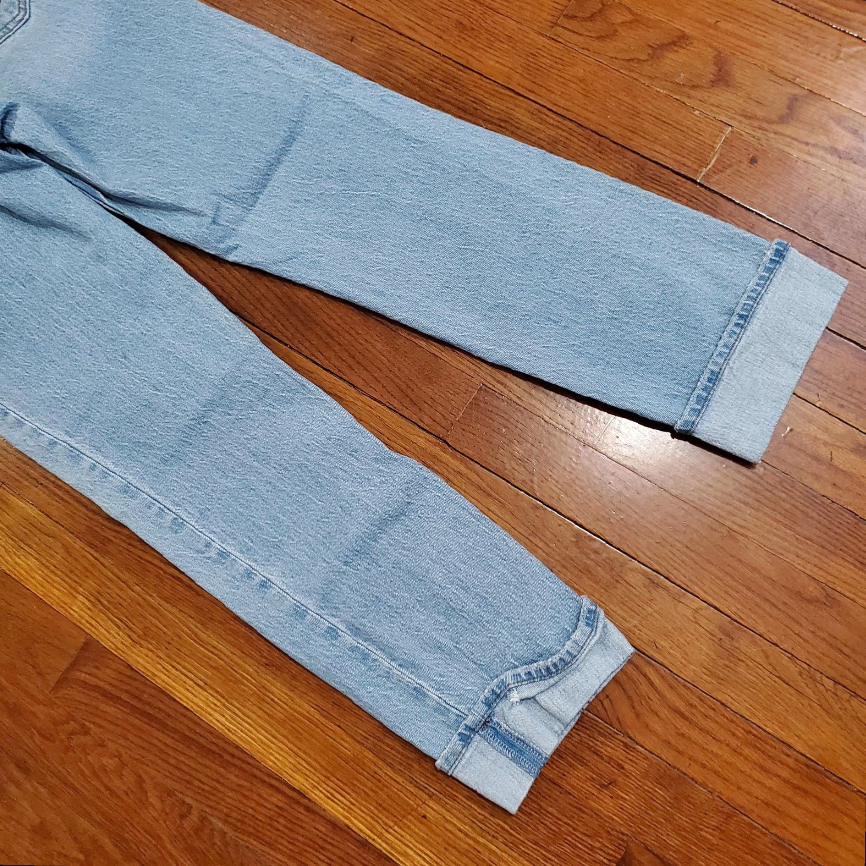 Abercrombie & Fitch VINTAGE Abercrombie & Fitch Jeans Womens 24 00R Light Wash 90s Straight Ultra High Rise Size 24" / US 00 / IT 34 - 2 Thumbnail