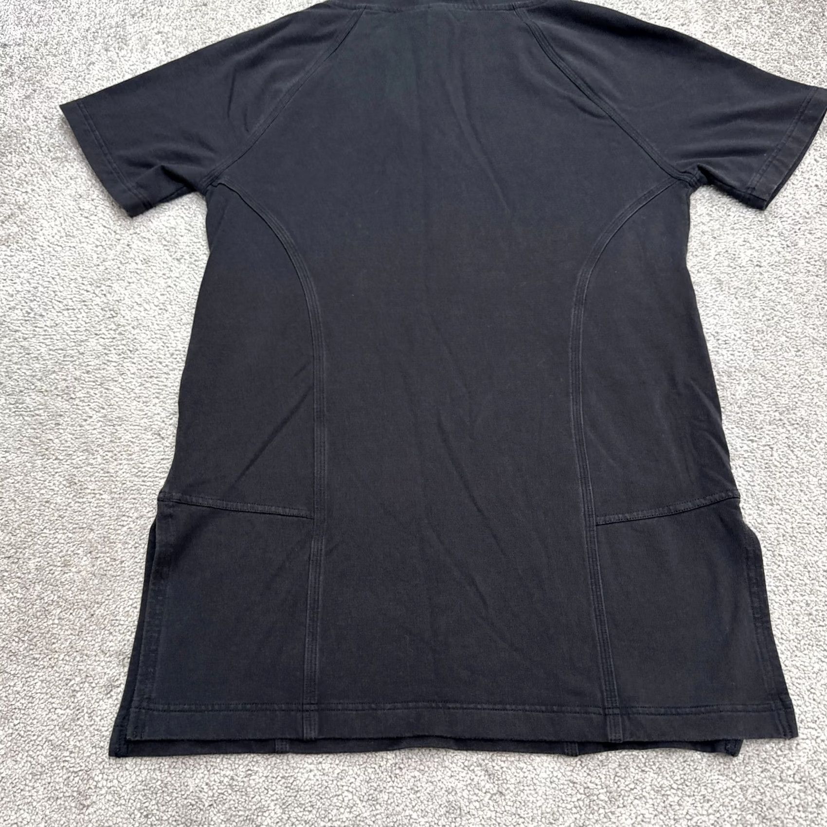 Athleta Athleta Cabana Tunic Hoodie Shift Dress Womens XXS Black Short Sleeve Casual Shirt/Shift Dress Womens XS? Size XXS / US 00 / IT 34 - 5 Thumbnail