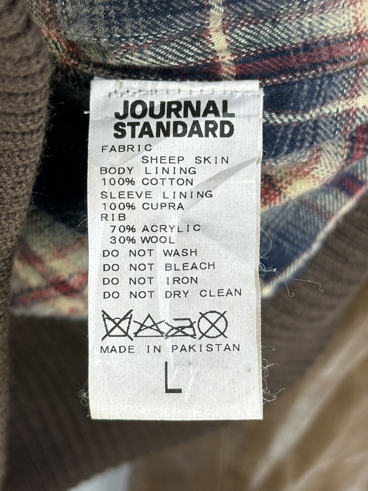 Journal Standard Journal Standard Sheep Skin Leather Jacket Size US S / EU 44-46 / 1 - 12 Thumbnail