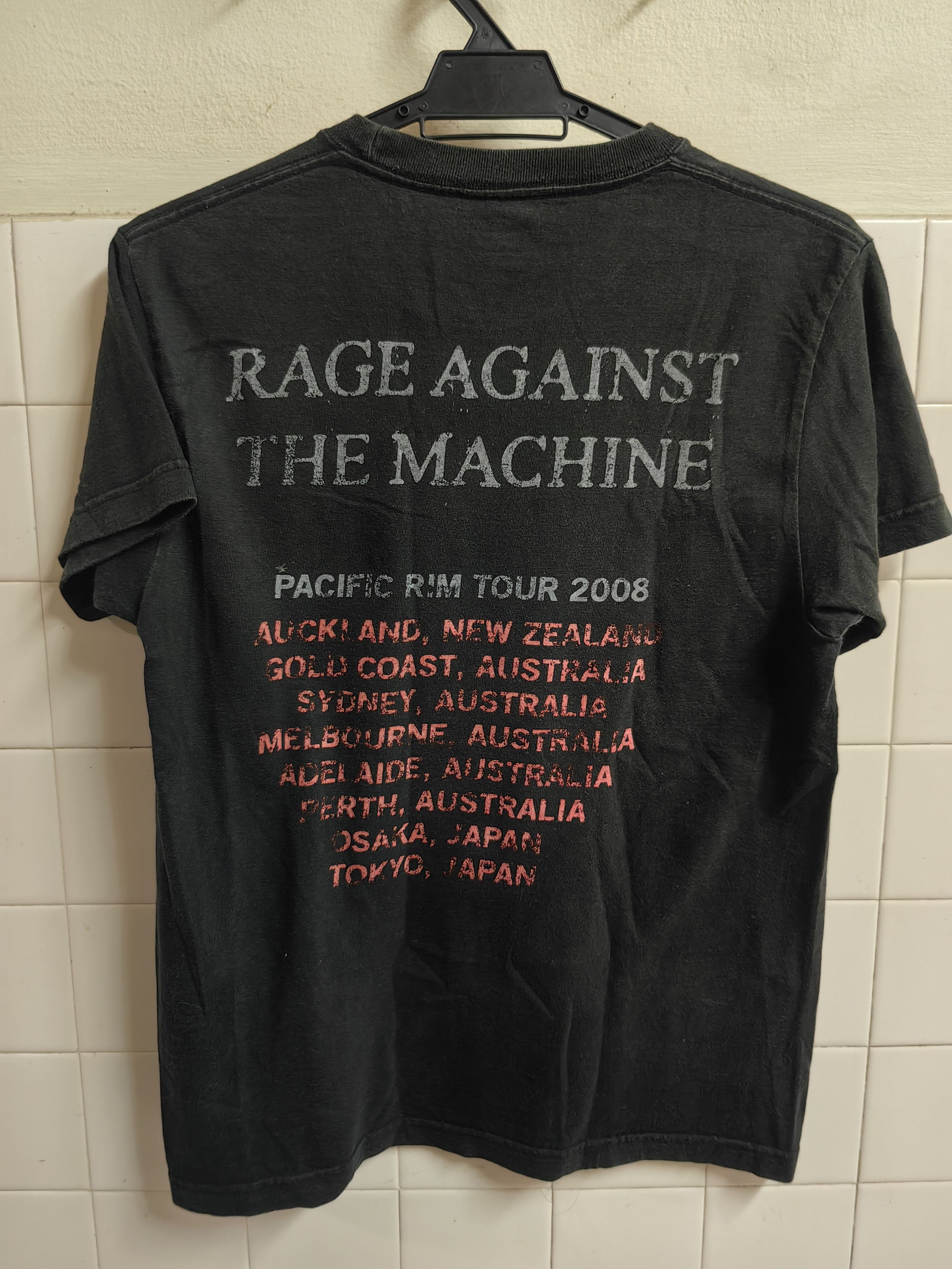 Vintage Vintage Rage Against The Machines Pacific Tour 2008 Size US S / EU 44-46 / 1 - 2 Thumbnail