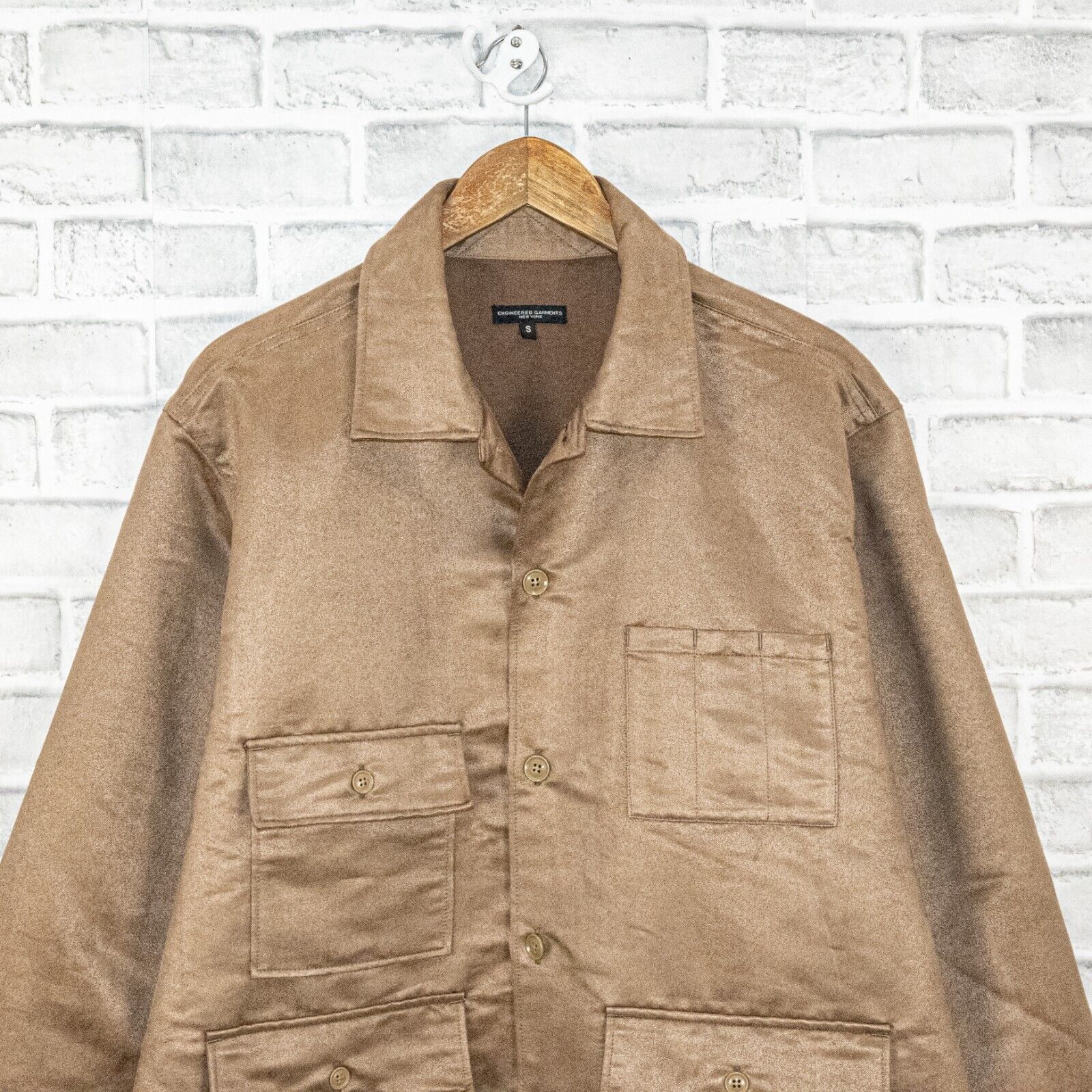 Engineered Garments ENGINEERED GARMENTS NY BA Shirt Jacket Suede faux leather Size US S / EU 44-46 / 1 - 6 Thumbnail