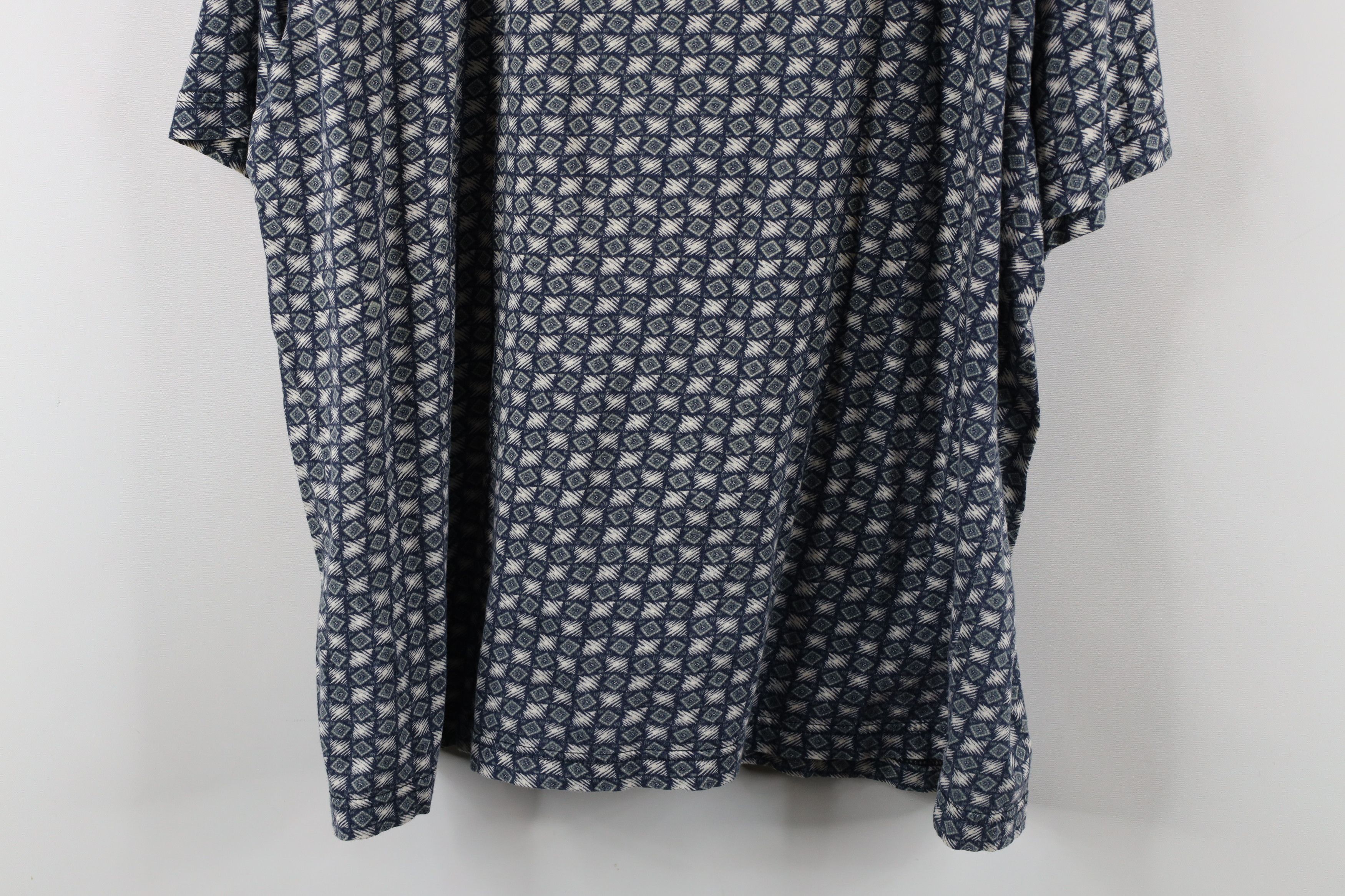 Vintage Vintage 90s Streetwear Geometric Collared Golf Polo Shirt Size US XL / EU 56 / 4 - 11 Thumbnail