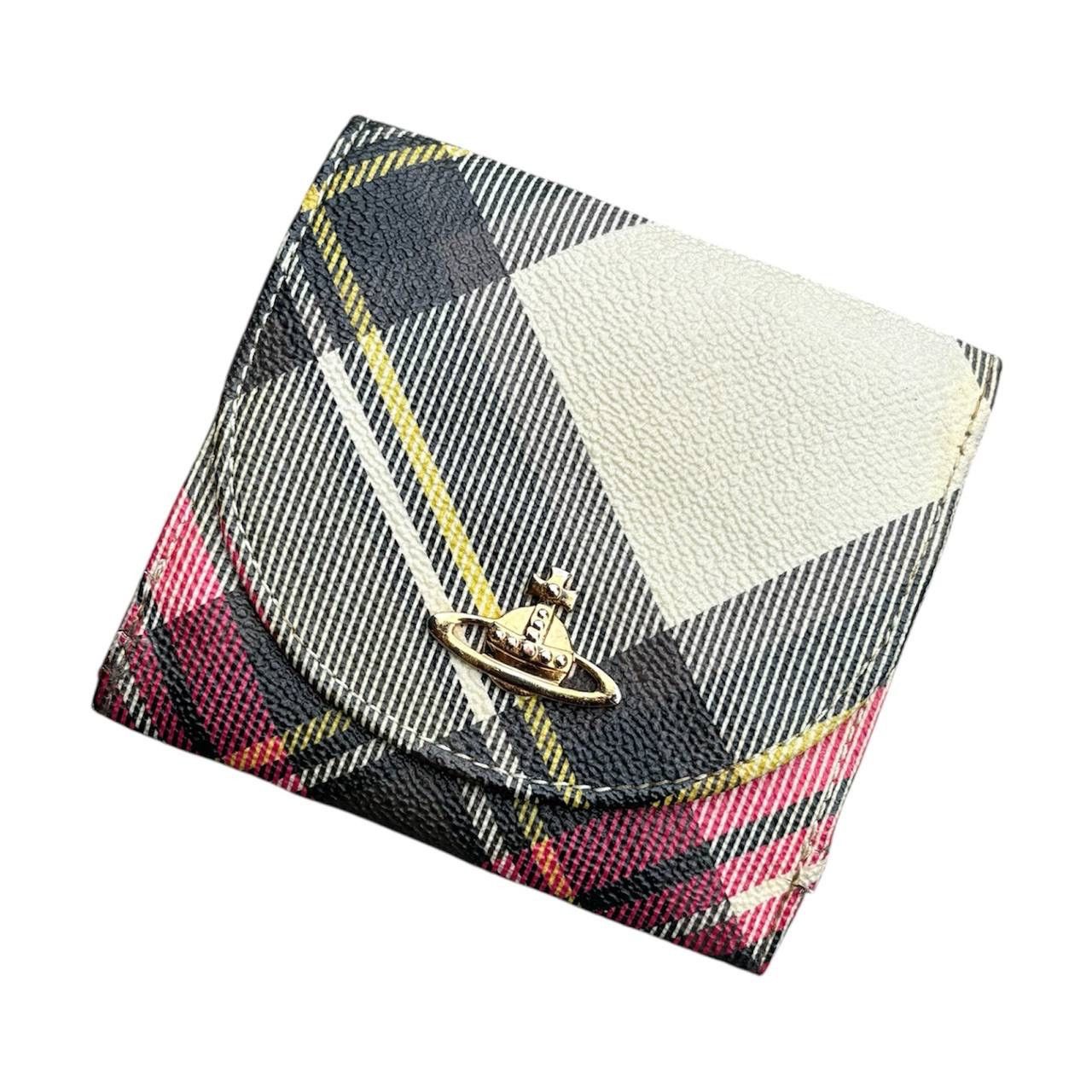 Vivienne Westwood Derby Orb Tartan Wallet Bag