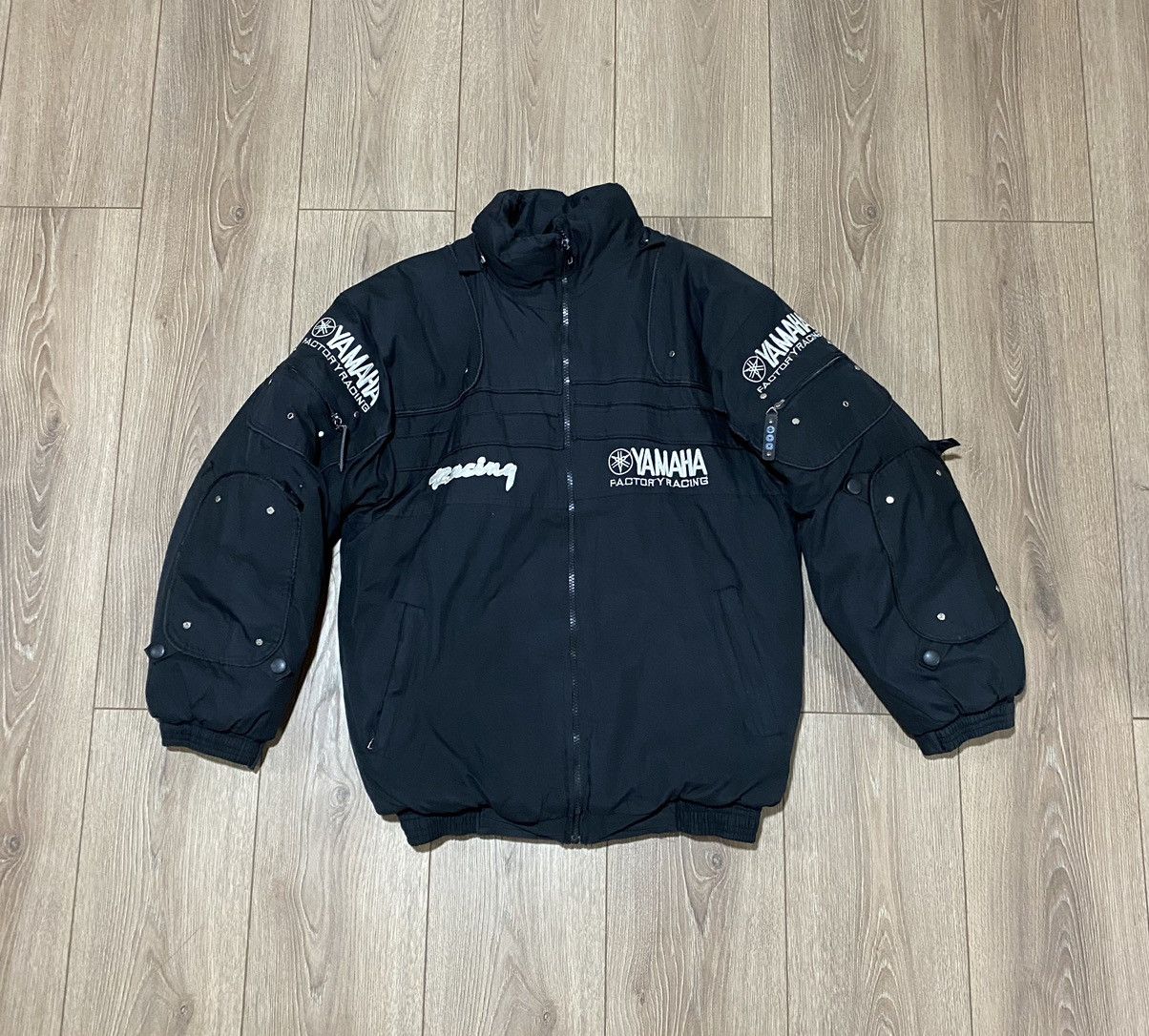 Yamaha jacket puffer Racing Moto black NASCAR