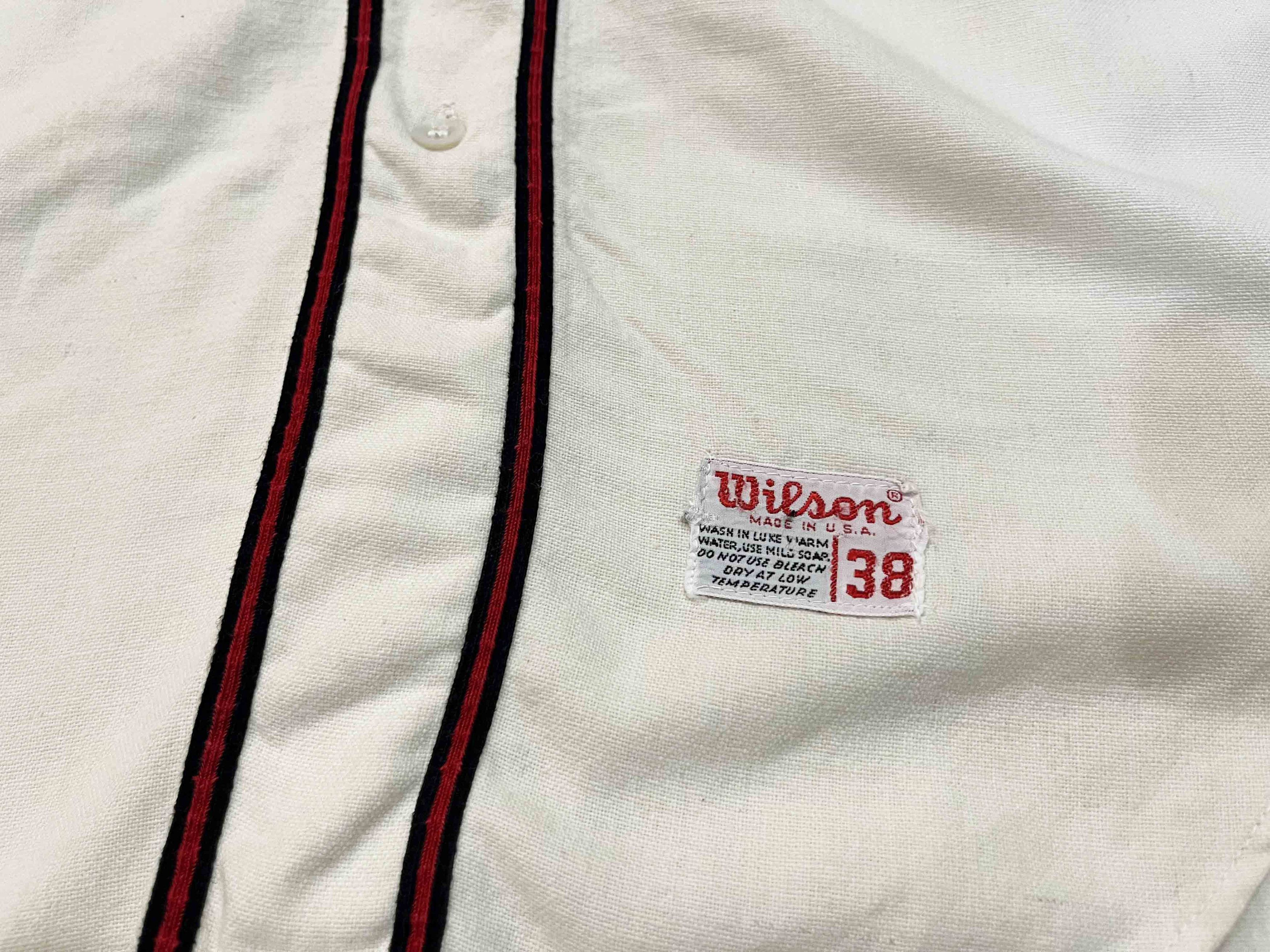 Wilson Vintage Wilson MLB Cleveland Indians #4 Baseball Jersey Size US M / EU 48-50 / 2 - 3 Thumbnail