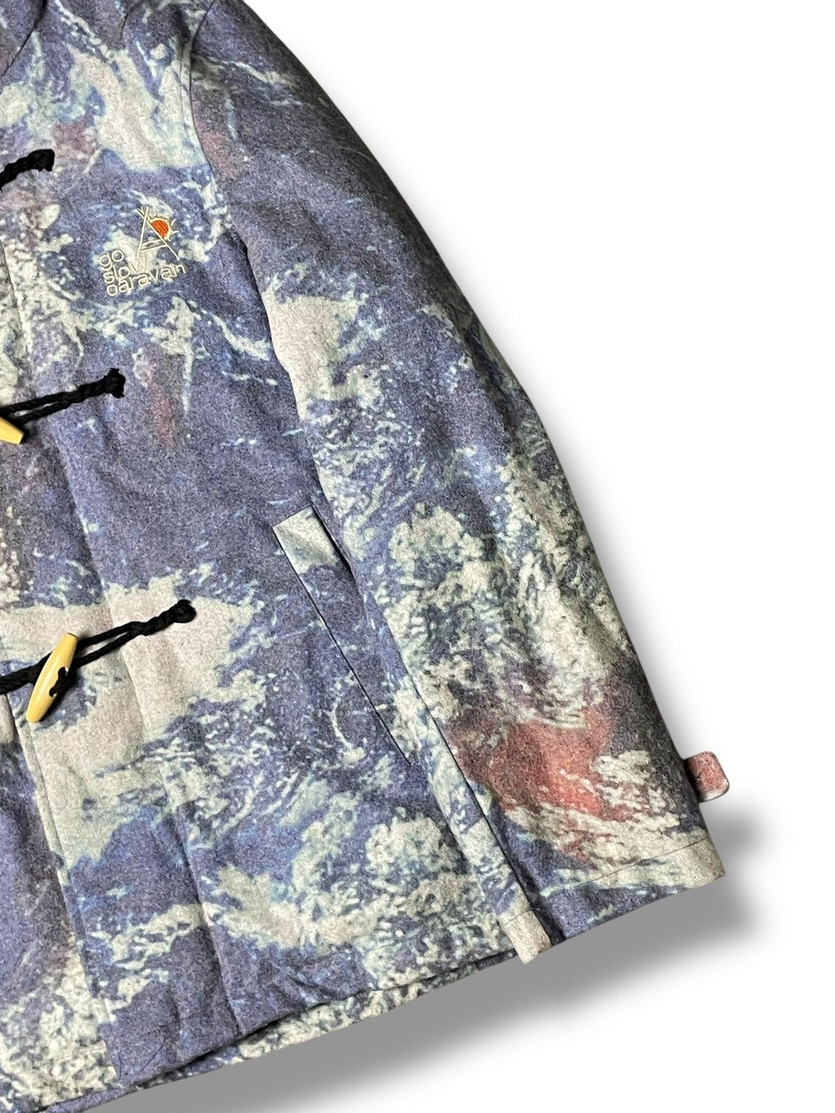 Japanese Brand × Vintage × go slow caravan GO SLOW CARAVAN Hooded Duffle Coat (89) Size US S / EU 44-46 / 1 - 3 Thumbnail