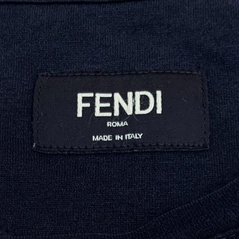 Fendi Fendi Black Long Sleeve Sweatshirt with Embellishments Size US M / EU 48-50 / 2 - 6 Thumbnail
