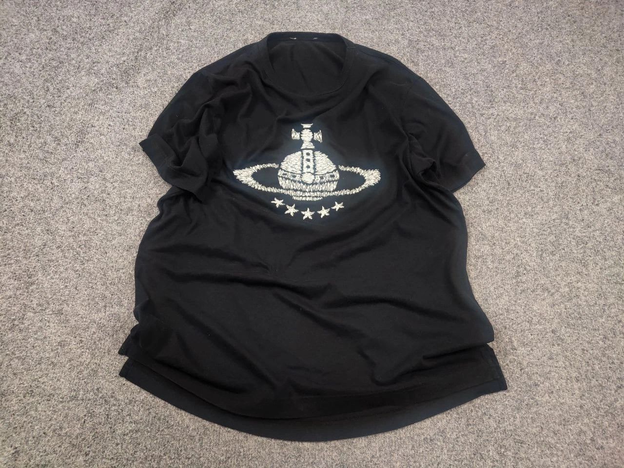 Vintage Vivienne Westwood Authentic Orb BIg Logo Black Mens T-Shirt Size US M / EU 48-50 / 2 - 5 Thumbnail