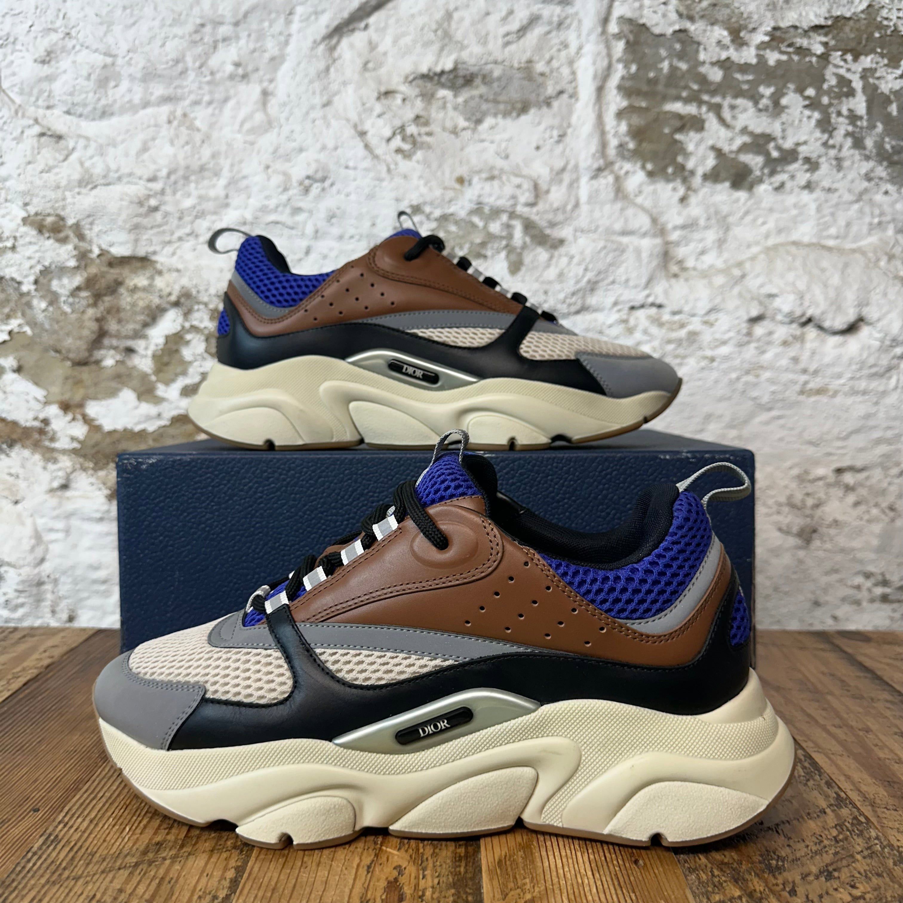 Dior Dior B22 Brown Black Cream Sneaker Sz 9 (42) Size US 9 / EU 42 - 1 Thumbnail