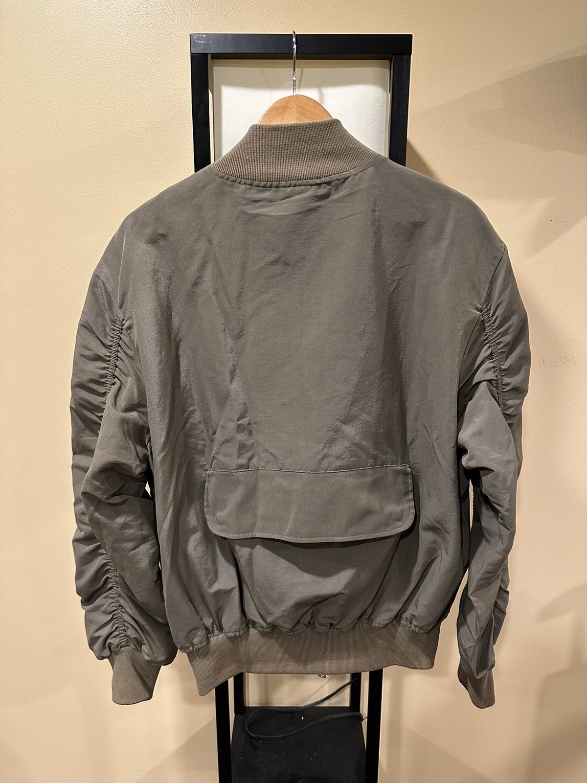 Fear of God Fear of God Second Collection Olive Green Bomber Jacket Size US M / EU 48-50 / 2 - 2 Thumbnail