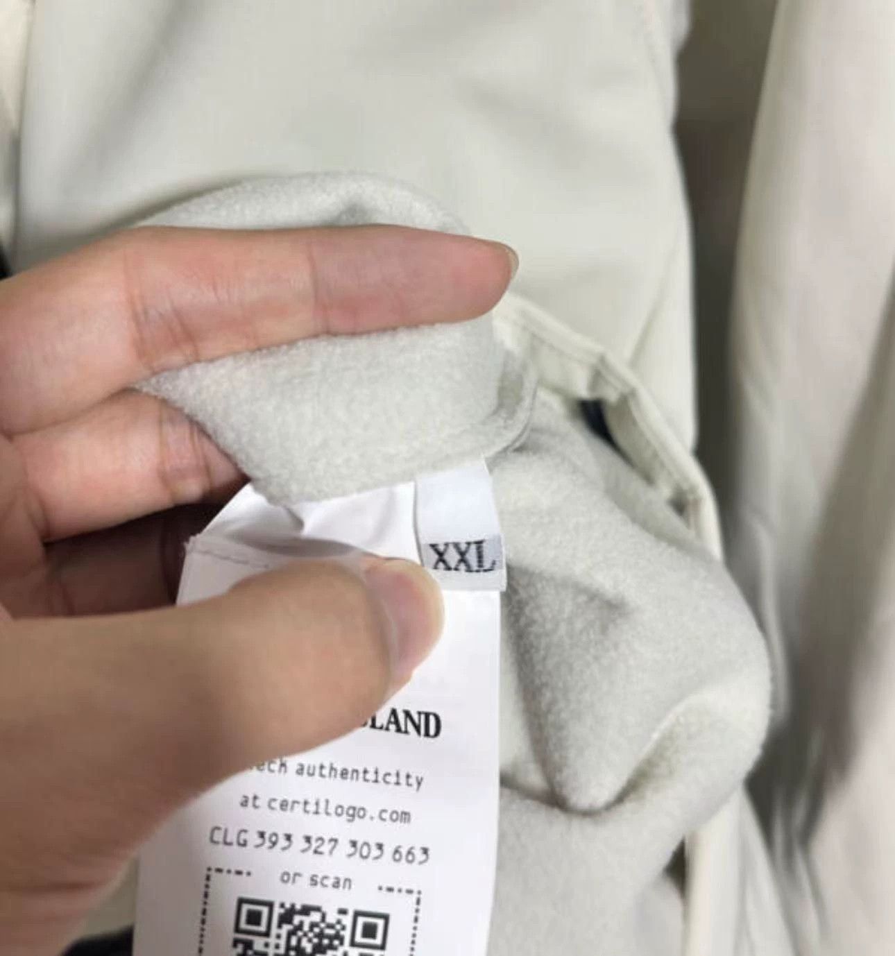 Stone Island stone island softshell jacket in ivory white Size US XXL / EU 58 / 5 - 8 Thumbnail