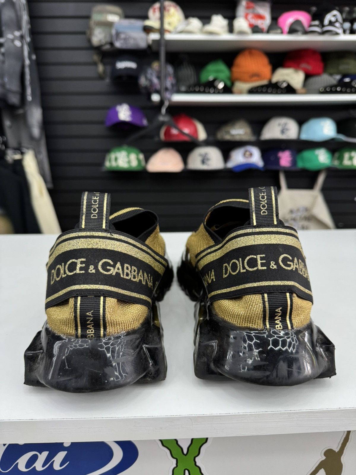 Dolce & Gabbana Dolce & Gabbana Sorrento Melt Gold Black Size US 10.5 / EU 43-44 - 6 Thumbnail