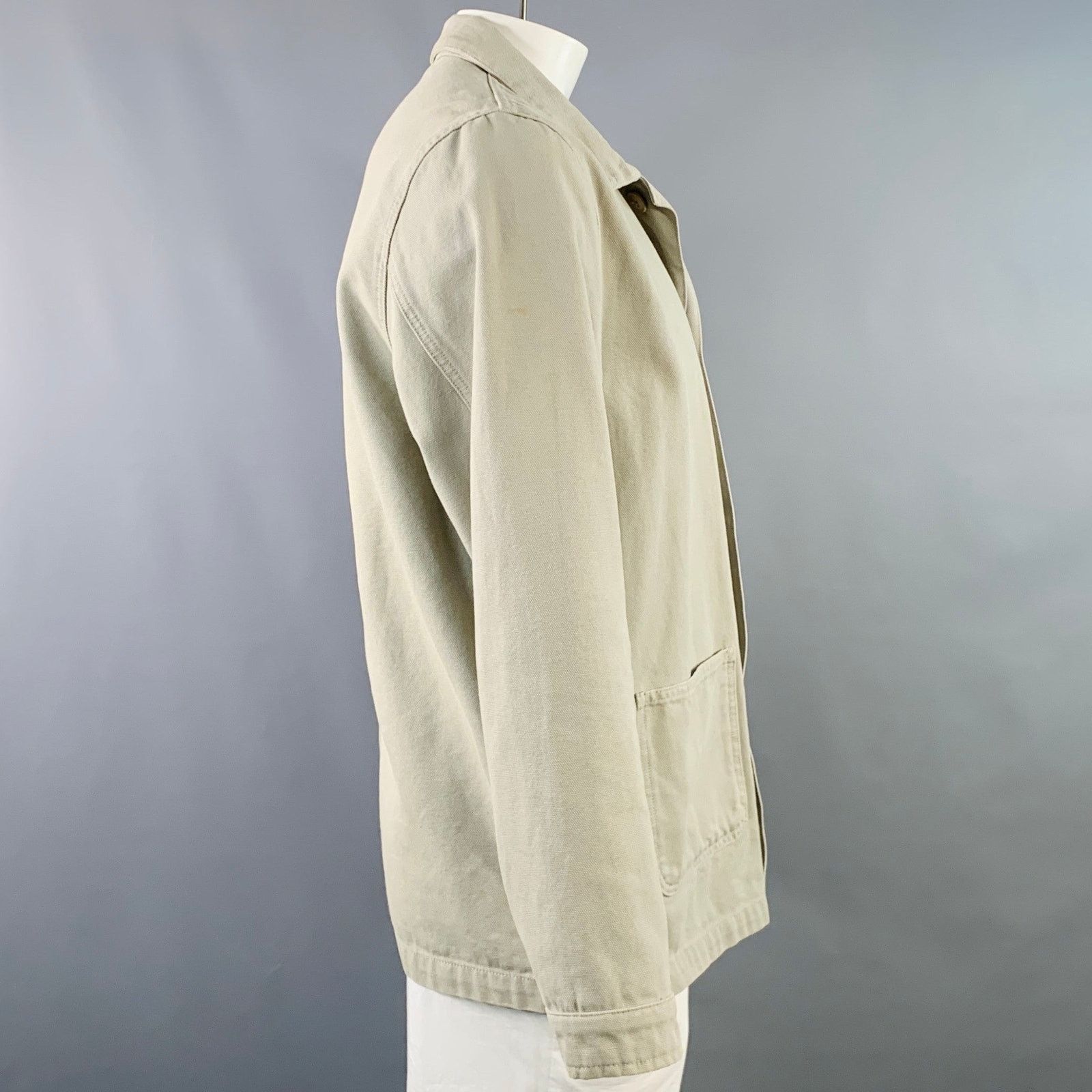 Lafaurie EMILE LAFAURIE Size XXL Braque Grey Cotton Chore Coat Size US XXL / EU 58 / 5 - 2 Thumbnail