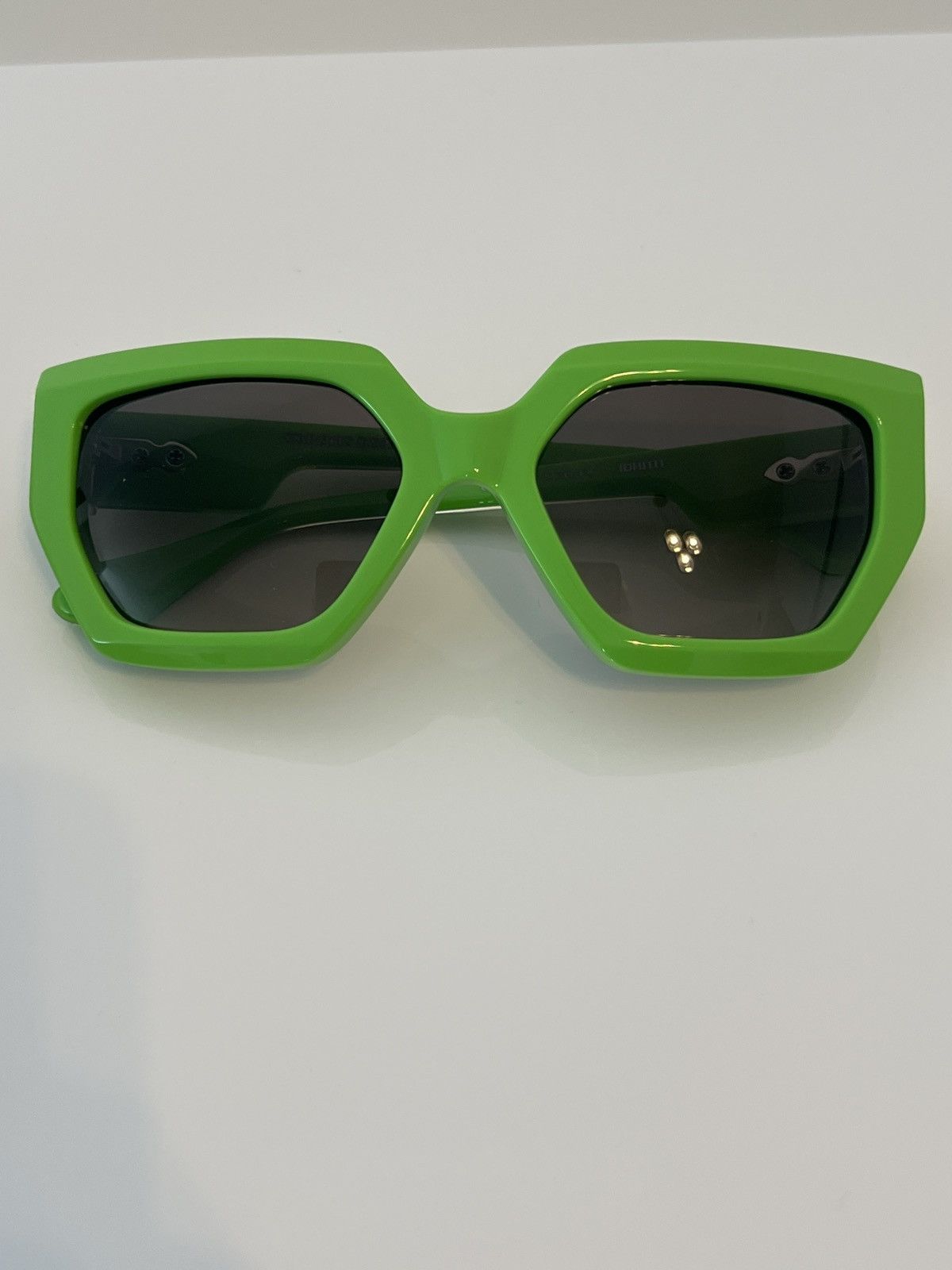 Chrome Hearts Chrome Hearts Idhitit Sunglasses Electric Green NEW 54-19 Size ONE SIZE - 7 Thumbnail