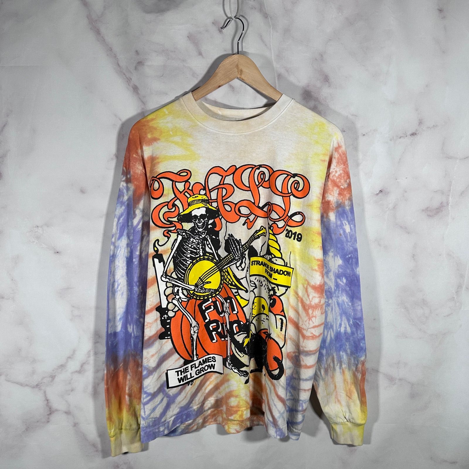 Online Ceramics Haunted Wagon Tie Dye Longsleeve Size US M / EU 48-50 / 2 - 1 Thumbnail