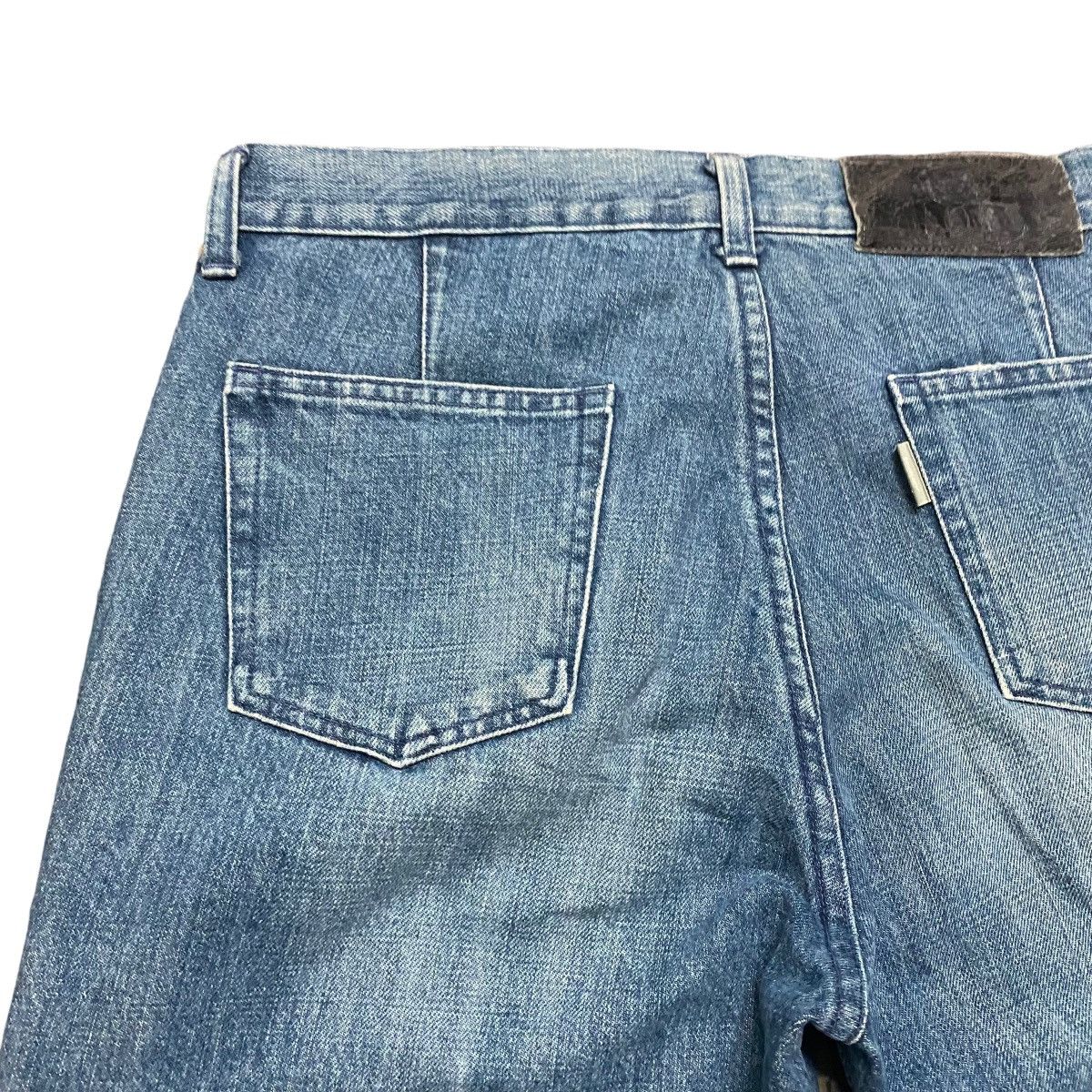 Japanese Brand Devilock Denim Blue Fade Jeans Size US 32 / EU 48 - 11 Thumbnail