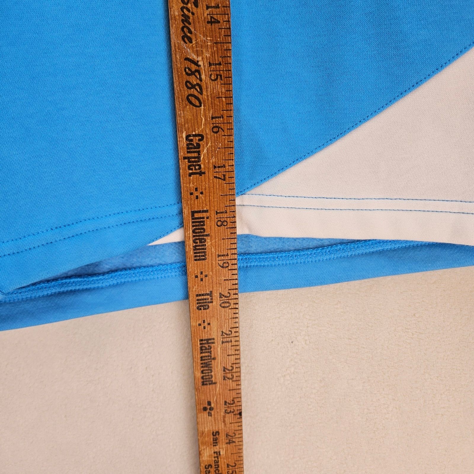 Adidas ADIDAS ORIGINAL MEN'S XXL BLUE WHITE NORTH CAROLINA FLEECE Size US 40 / EU 56 - 5 Thumbnail