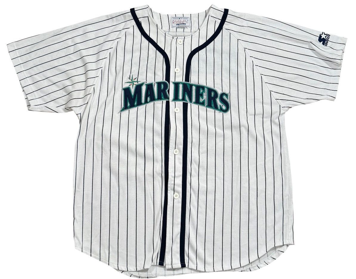 image of Vintage Starter Seattle Mariners Ken Griffey Jr Jersey, Men's (Size XL)