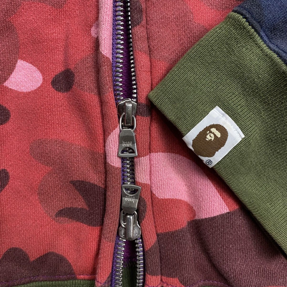 Bape Bape candy camouflage multi color full zip hoodie Size US L / EU 52-54 / 3 - 7 Thumbnail