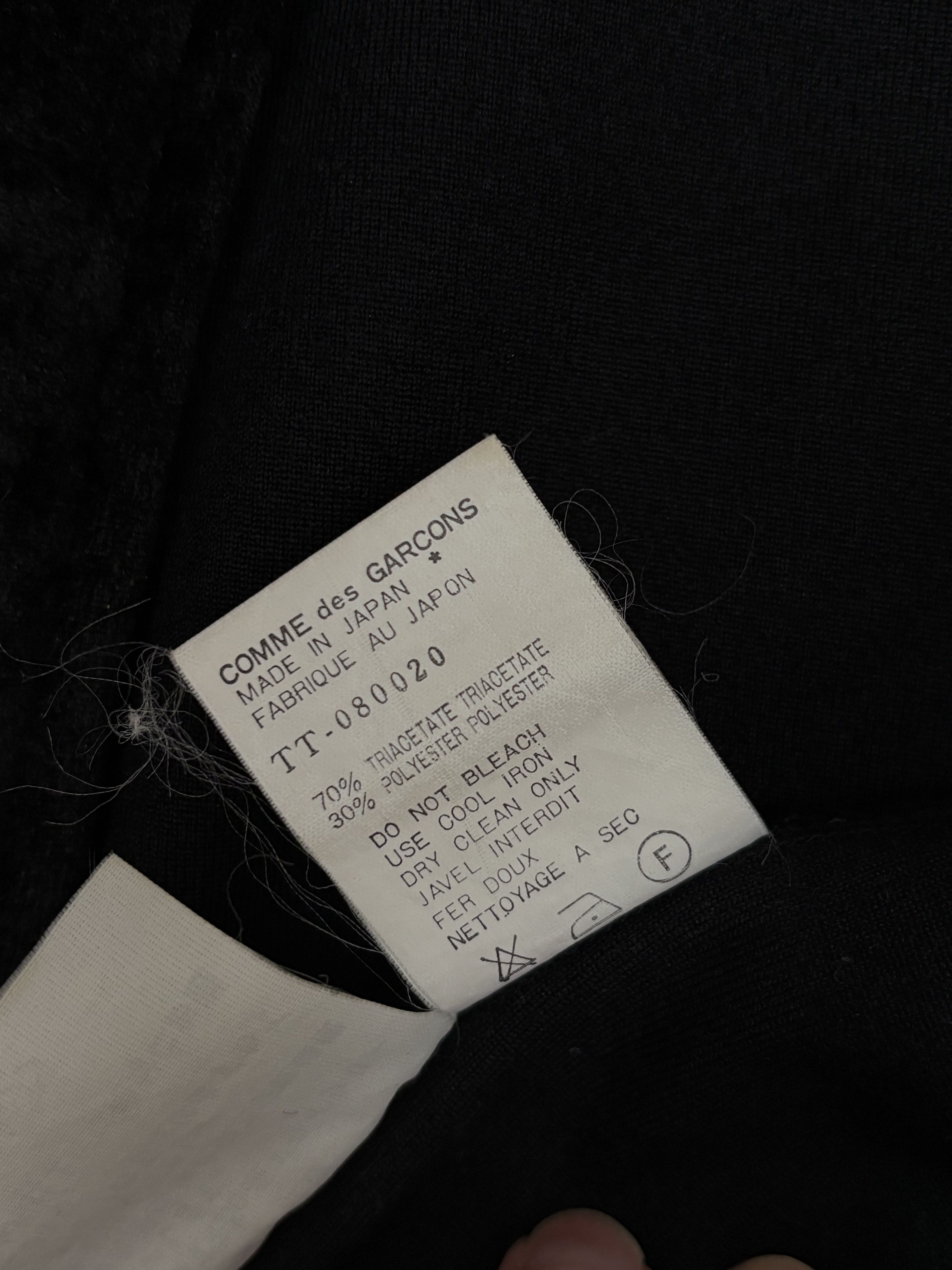 Comme des Garcons COMME des GARCONS Velour Zip Jacket Black Size M / US 6-8 / IT 42-44 - 6 Thumbnail