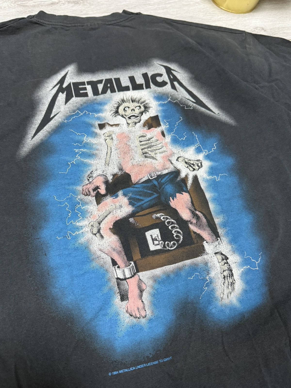 Metallica Vintage Metallica 1994 Metal Up Your Ass Tour Tee toilet Size US XL / EU 56 / 4 - 5 Thumbnail