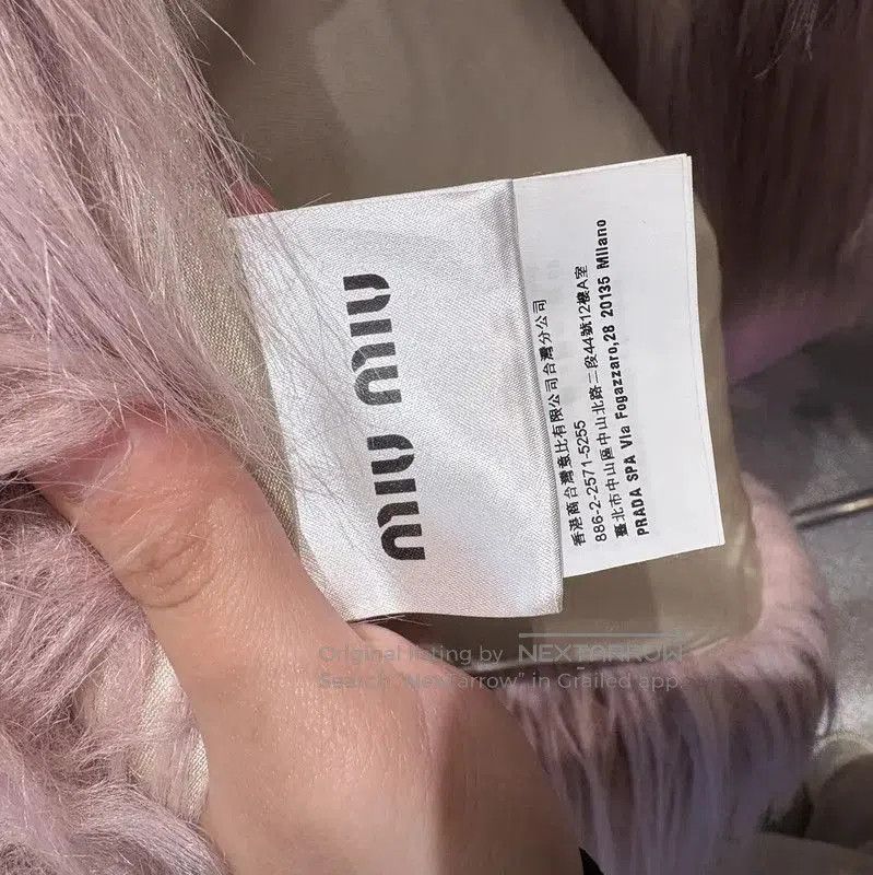 Miu Miu Miu Miu Pink Mid-Length Winter Coat . Size M / US 6-8 / IT 42-44 - 5 Thumbnail