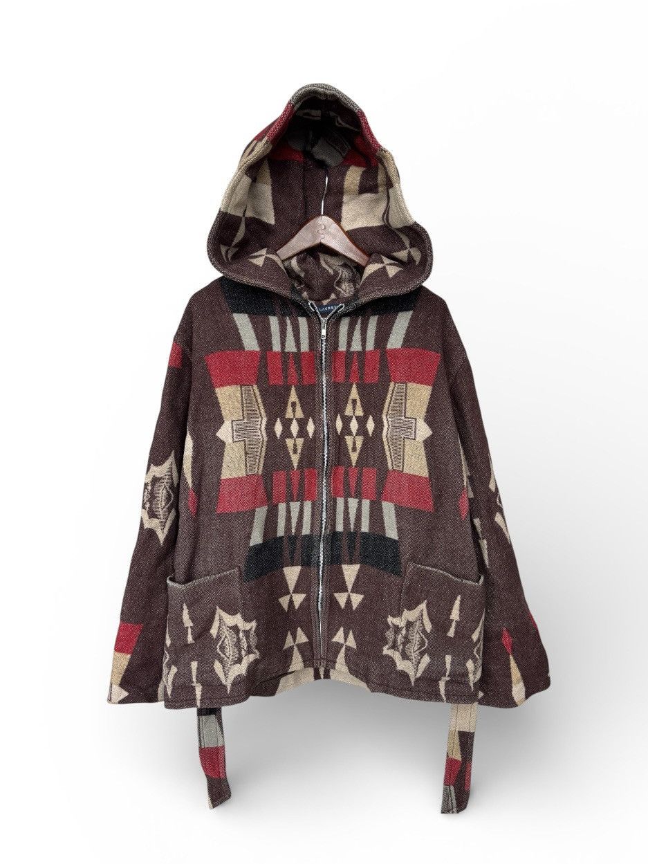 Ralph Lauren Vintage Ralph Lauren Aztec Wool Hooded Jacket Size US L / EU 52-54 / 3 - 2 Thumbnail