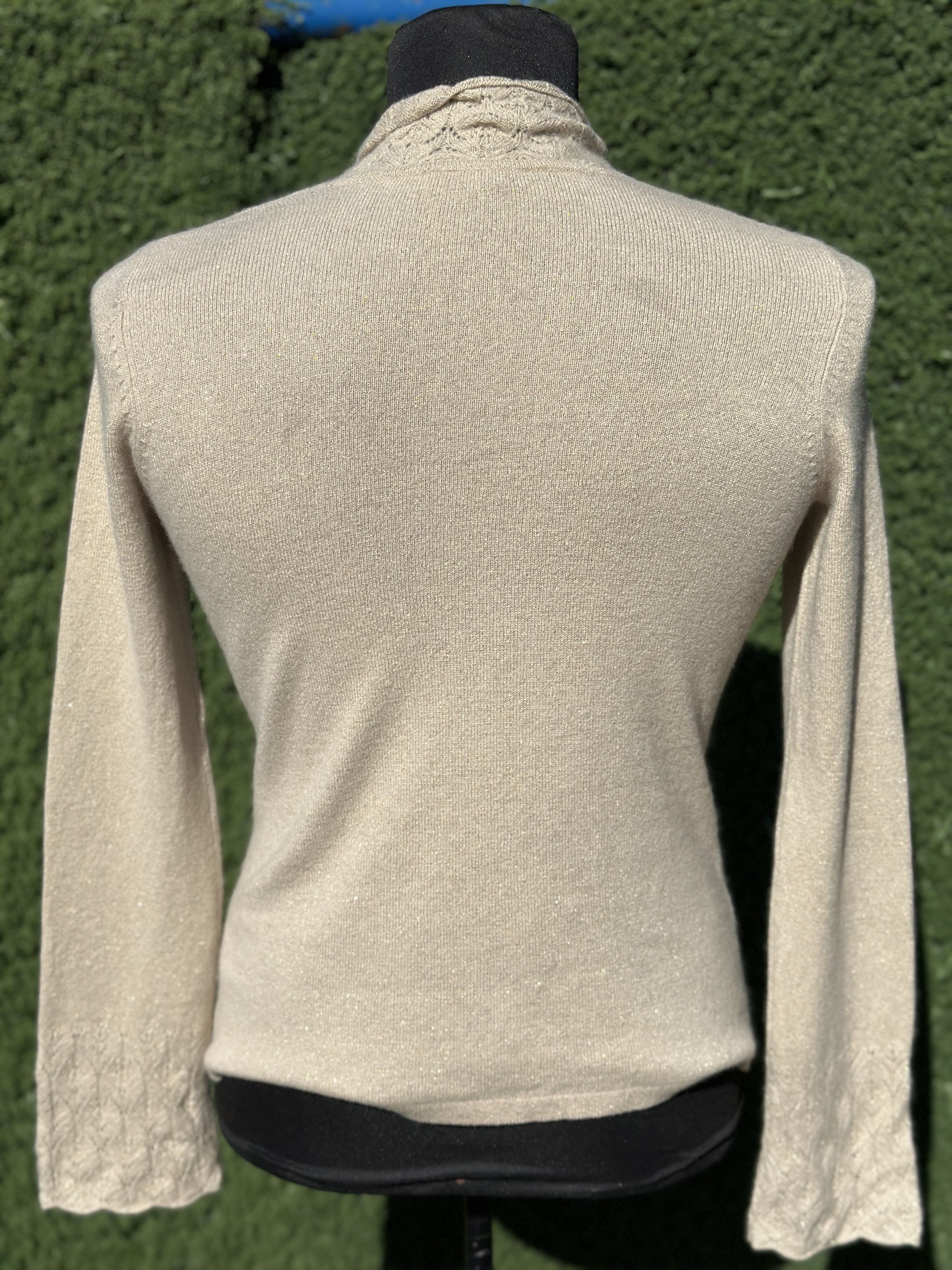 Brunello Cucinelli Brunello Cucinelli Cashmere Pointelle Cuffs Pullover Size XL Size XL / US 12-14 / IT 48-50 - 11 Thumbnail