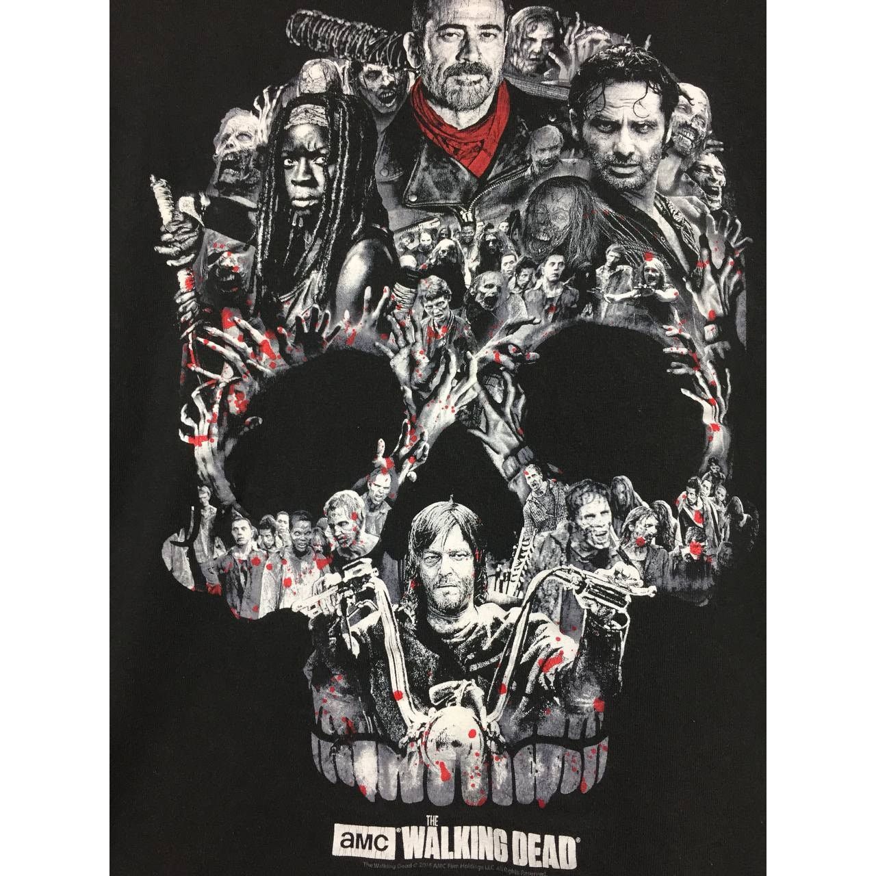 Vintage Vtg Y2K The Walking Dead Horror TV Series Promo Tee Size US L / EU 52-54 / 3 - 4 Thumbnail