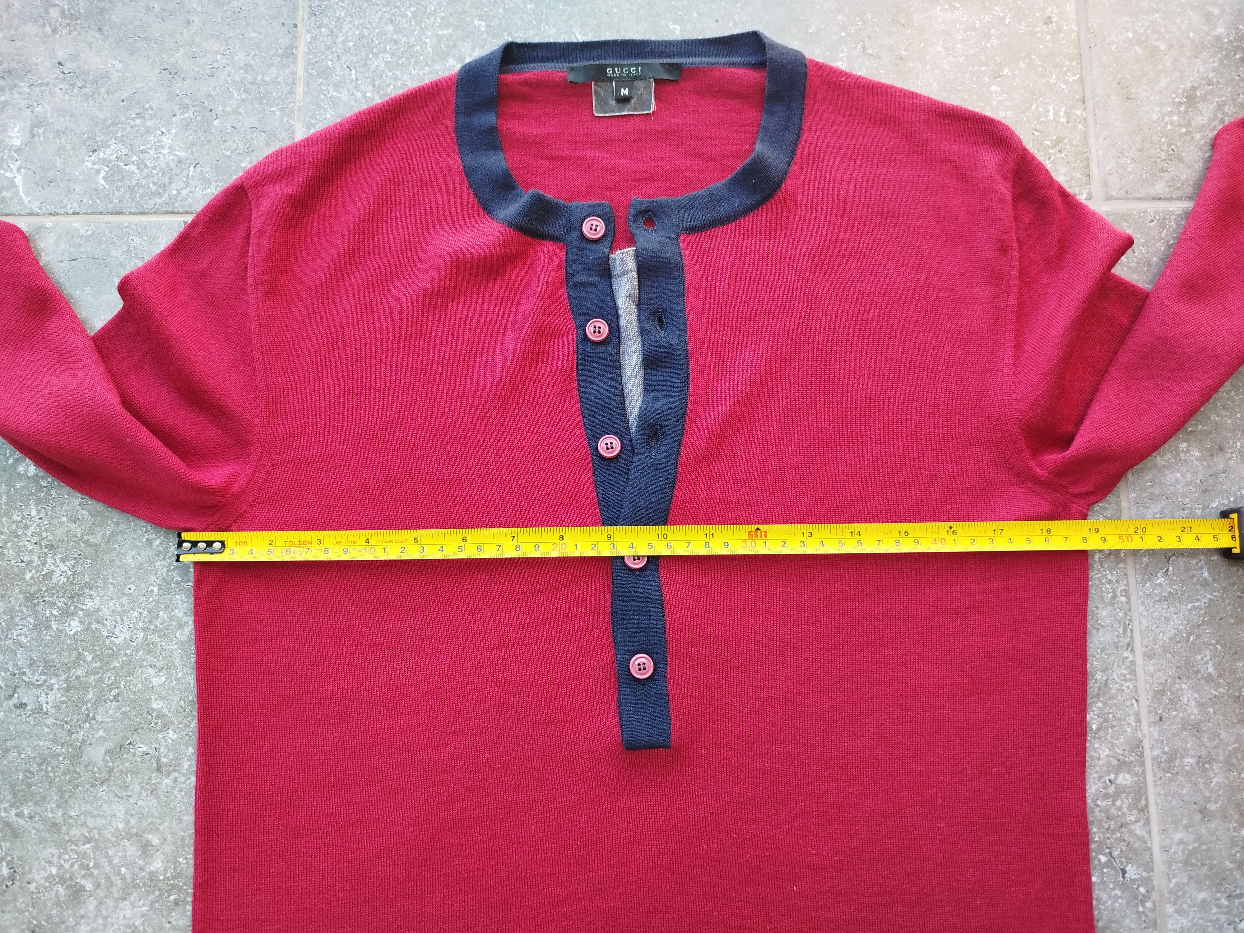 Gucci Pullover Jumper Knitted Crew Neck Wool Vintage Size M Size US M / EU 48-50 / 2 - 11 Thumbnail