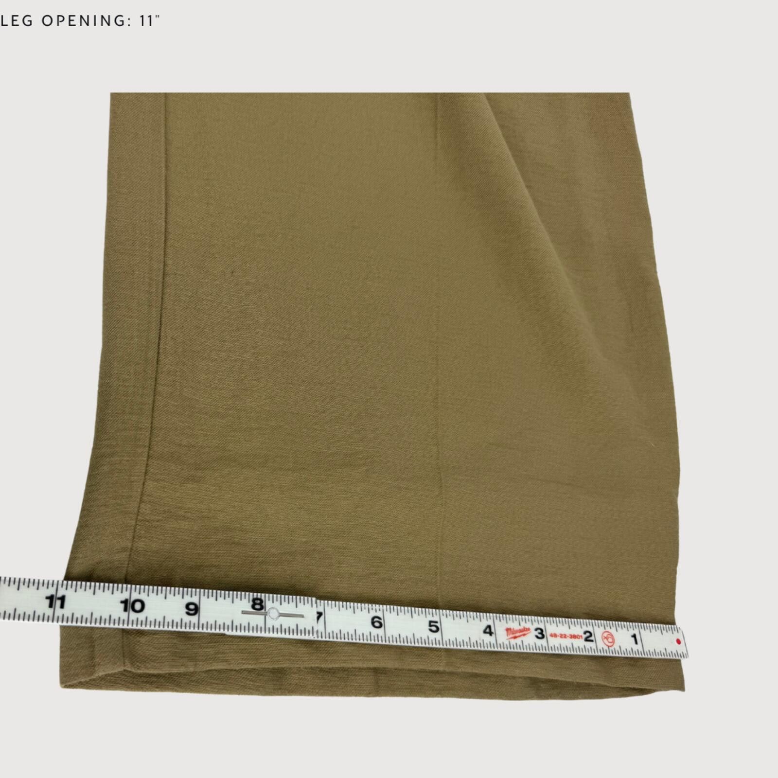 Other House of Harlow High Rise Wide Leg Pants Olive S Size 28" / US 6 / IT 42 - 9 Thumbnail