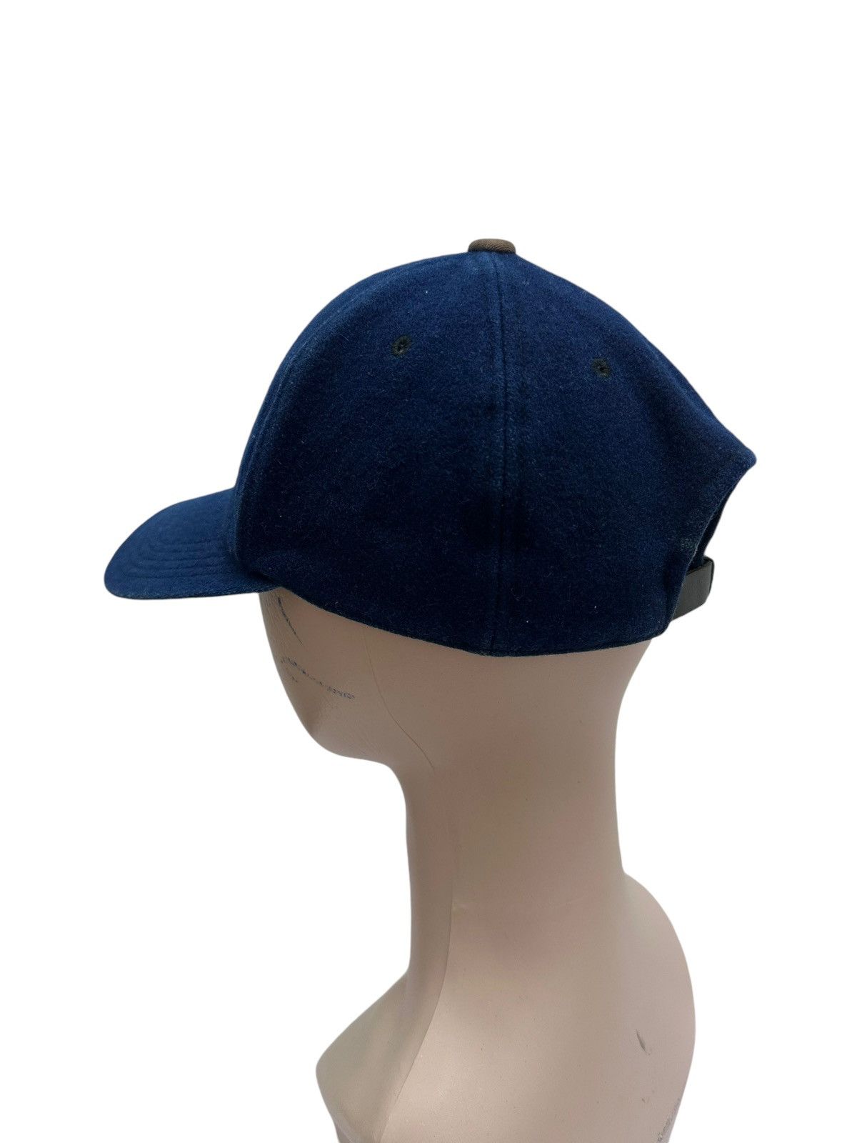 Blue Blue Japan × Japanese Brand × Pure Blue Japan RARE ‼️ "Blue Blue" 🇯🇵 Indigo Truckers Cap Size ONE SIZE - 4 Thumbnail