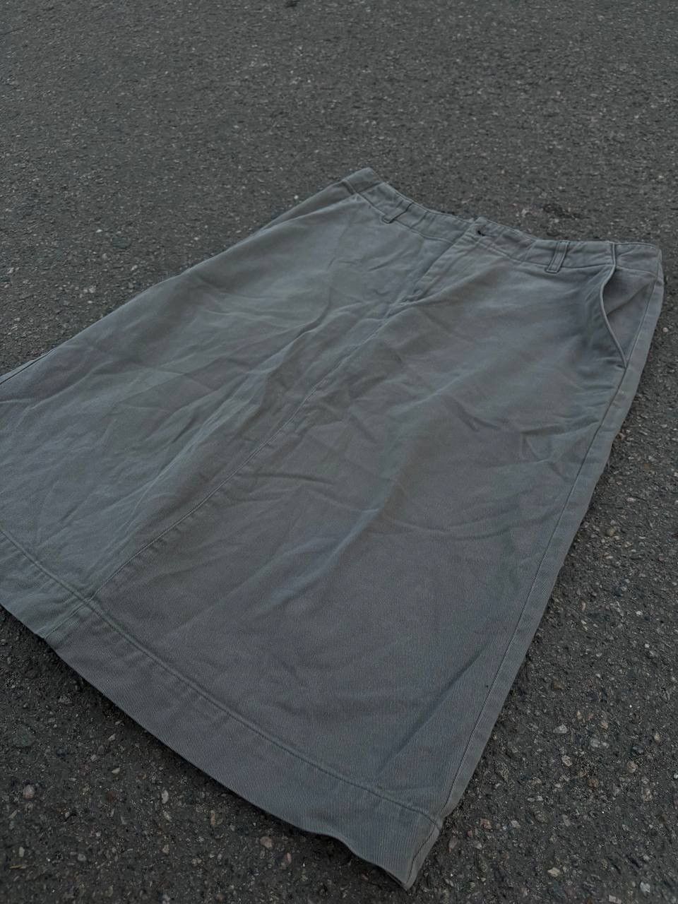 Japanese Brand × Margaret Howell × Vintage Vintage Y2K MHL Margaret Howell Double Pocket MIDI Skirts Size 26" / US 2 / IT 38 - 2 Thumbnail