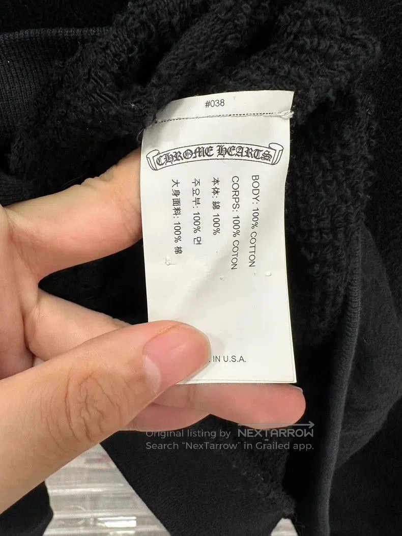 Chrome Hearts Black Embroidered Sweater by Chrome Hearts- Size US XL / EU 56 / 4 - 5 Thumbnail