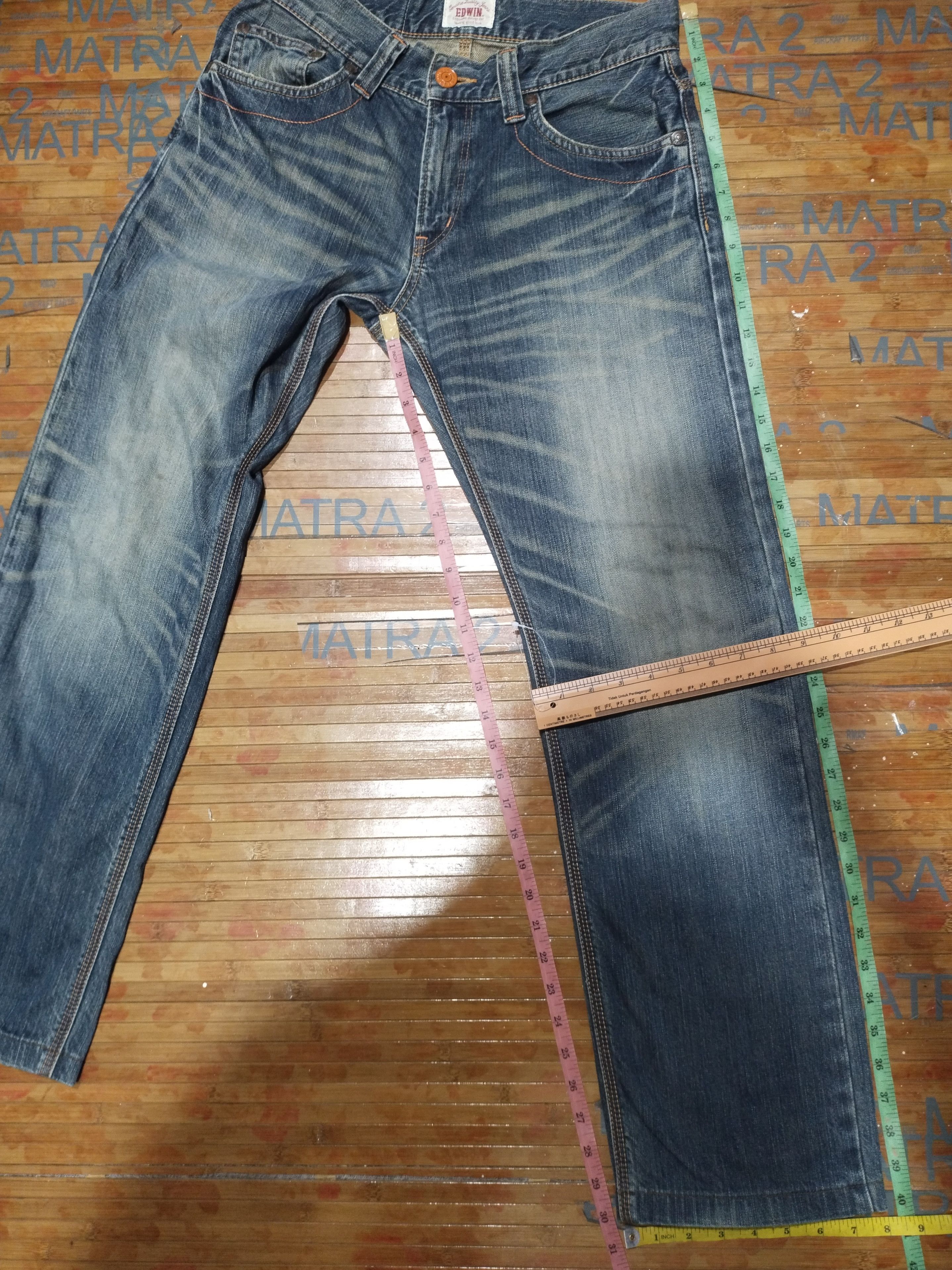 Edwin × Vintage Vintage Edwin 403 XVS Sz 30" Size US 30 / EU 46 - 3 Thumbnail