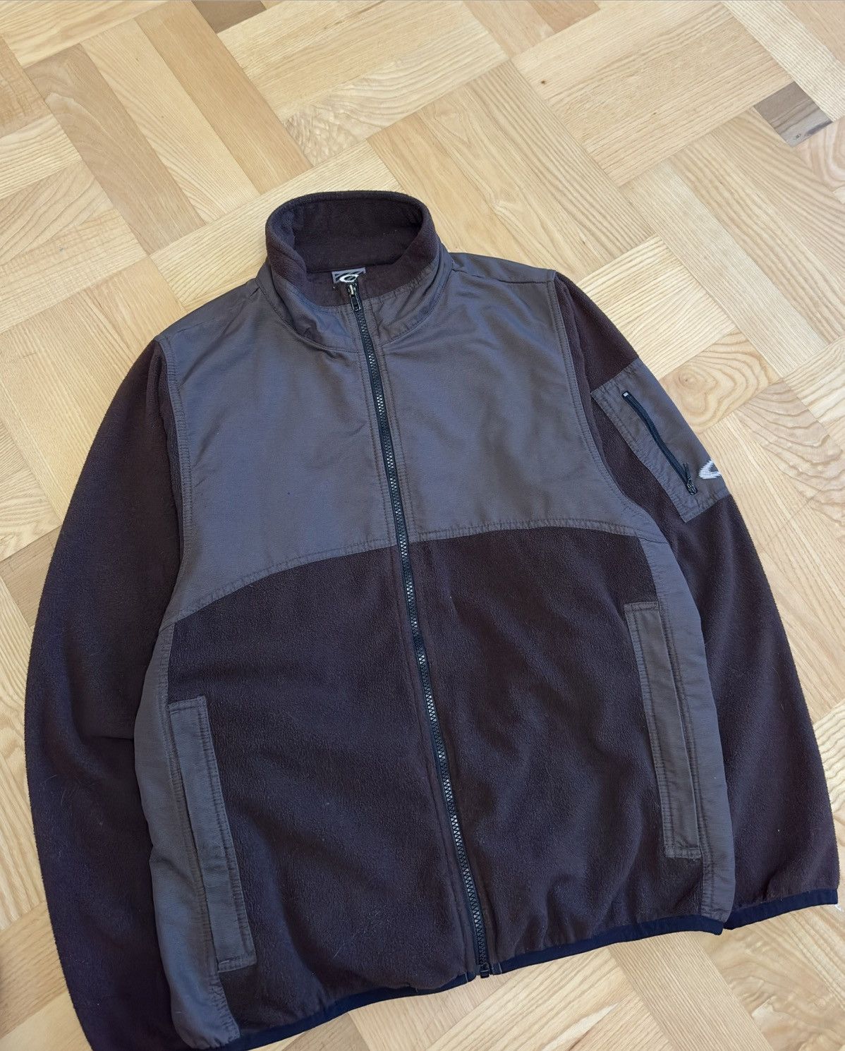 Oakley ☠️OAKLEY Software 2000s Vintage Brown Fleece Sherpa Jacket Size US M / EU 48-50 / 2 - 3 Thumbnail