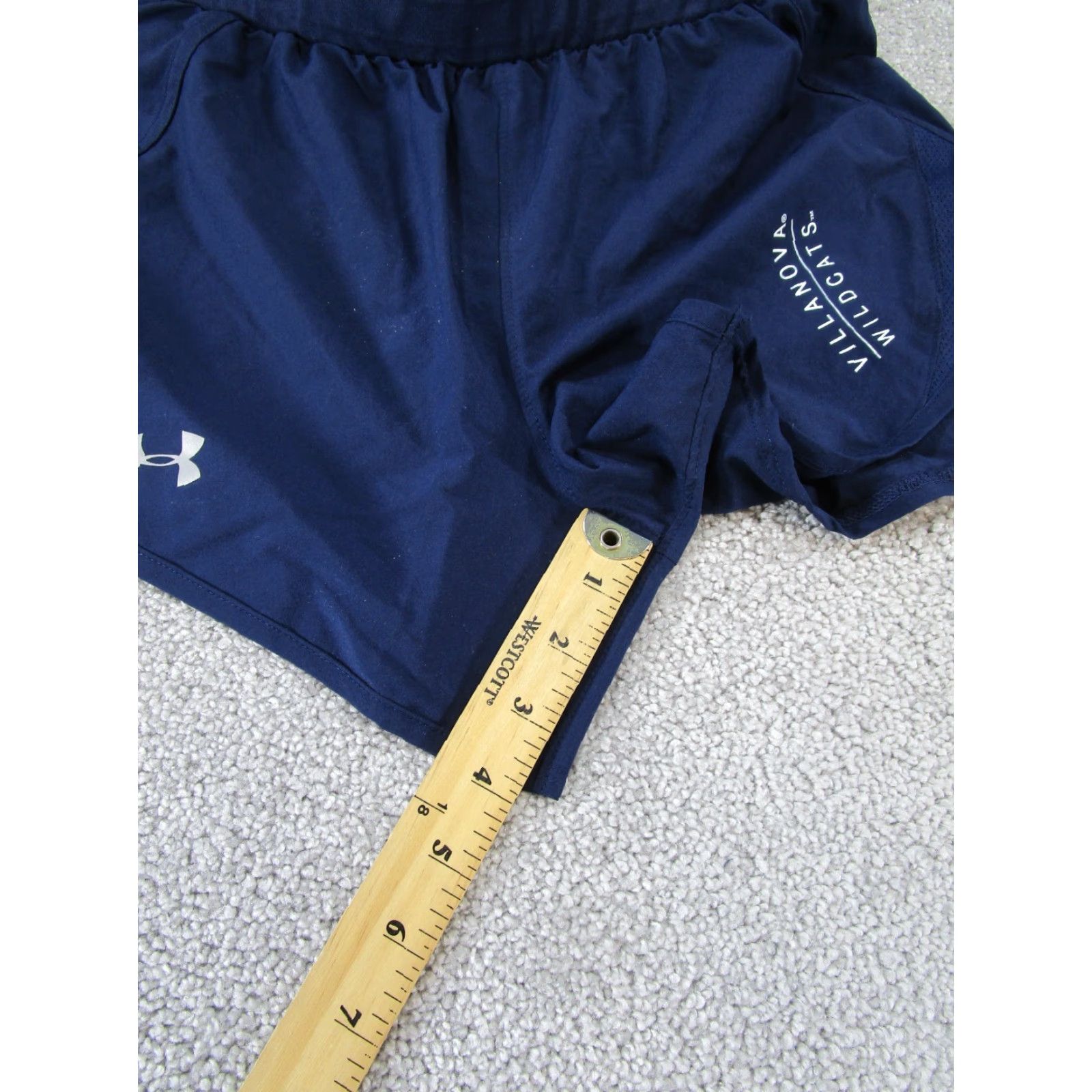 Under Armour Under Armour Shorts Womens XS Heatgear Navy Blue Villanova Wildcats NEW Size 26" / US 2 / IT 38 - 5 Thumbnail