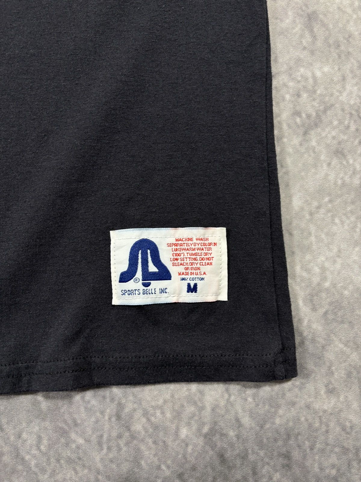 Vintage 1980s Mock Neck Tee Vintage Sports Bell Made in USA Blank Size US M / EU 48-50 / 2 - 3 Thumbnail