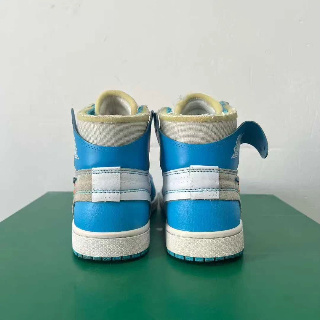 Nike Air Jordan 1 University Blue 40.5 Good Wear Laces Size US 7.5 / EU 40-41 - 3 Thumbnail