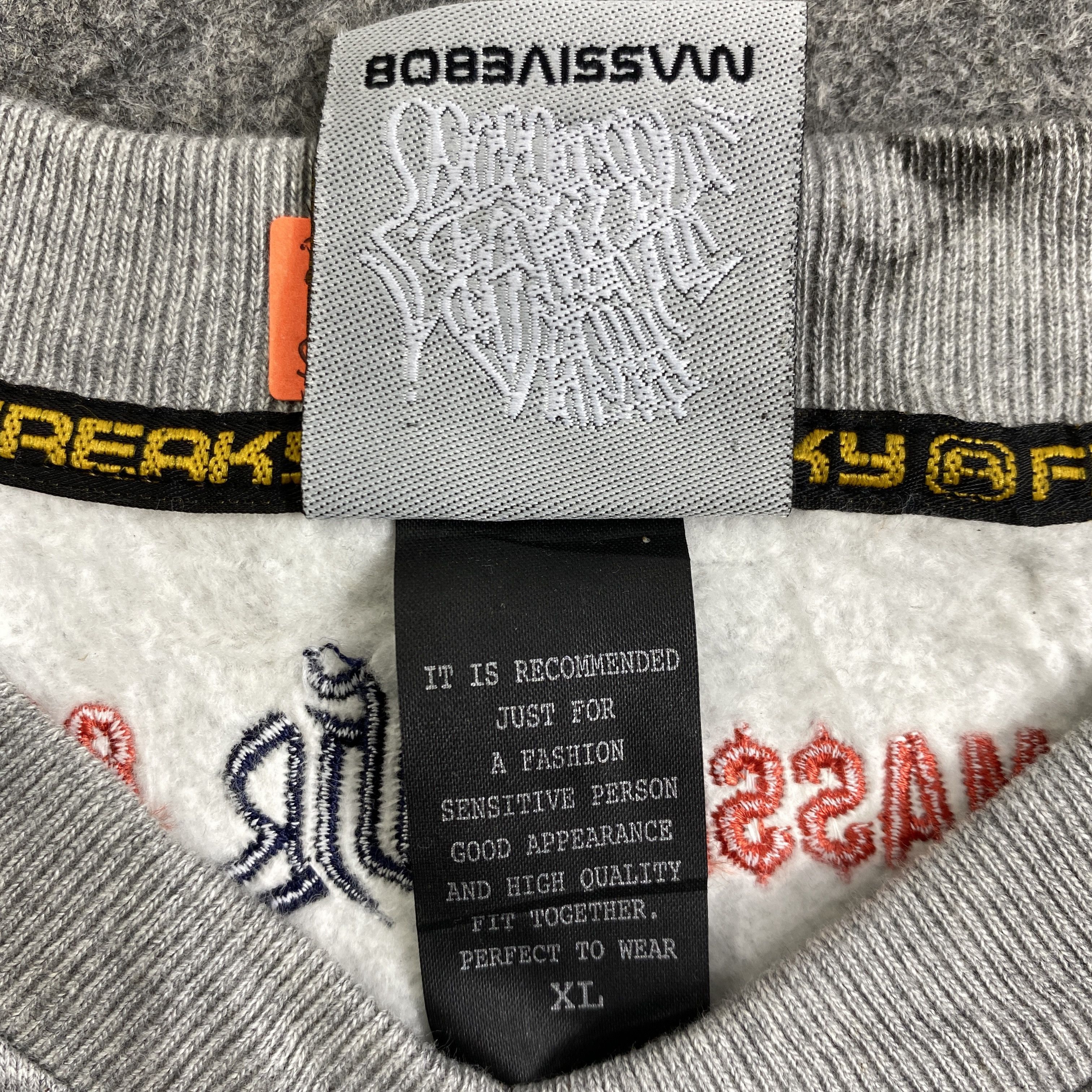 Japanese Brand Vintage Freaky Sweatshirt Sleeveless - SW0136 Size US L / EU 52-54 / 3 - 5 Thumbnail