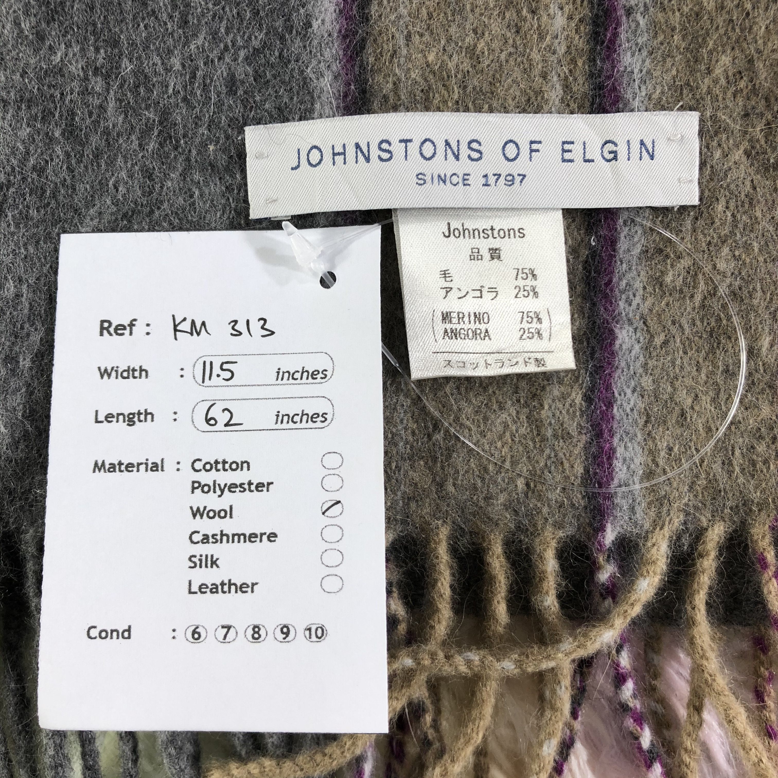 Johnstons Of Elgin Johnstons Of Elgin Scarf / Muffler / Neckwear - KM313 Size ONE SIZE - 5 Thumbnail
