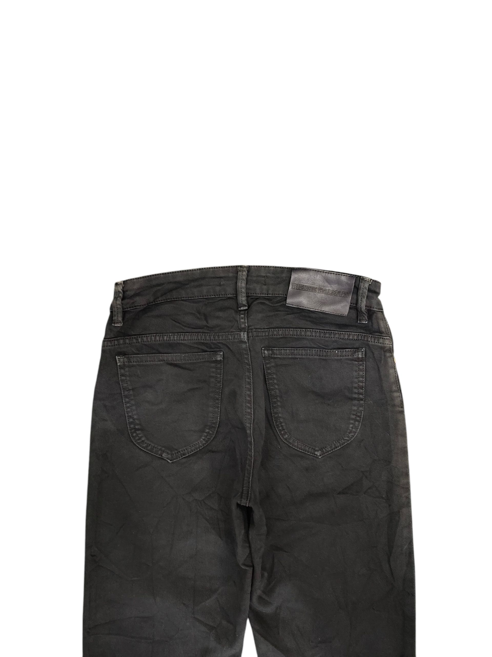 Pierre Balmain Pierre Balmain Black Denim Jeans Size 26" / US 2 / IT 38 - 9 Thumbnail