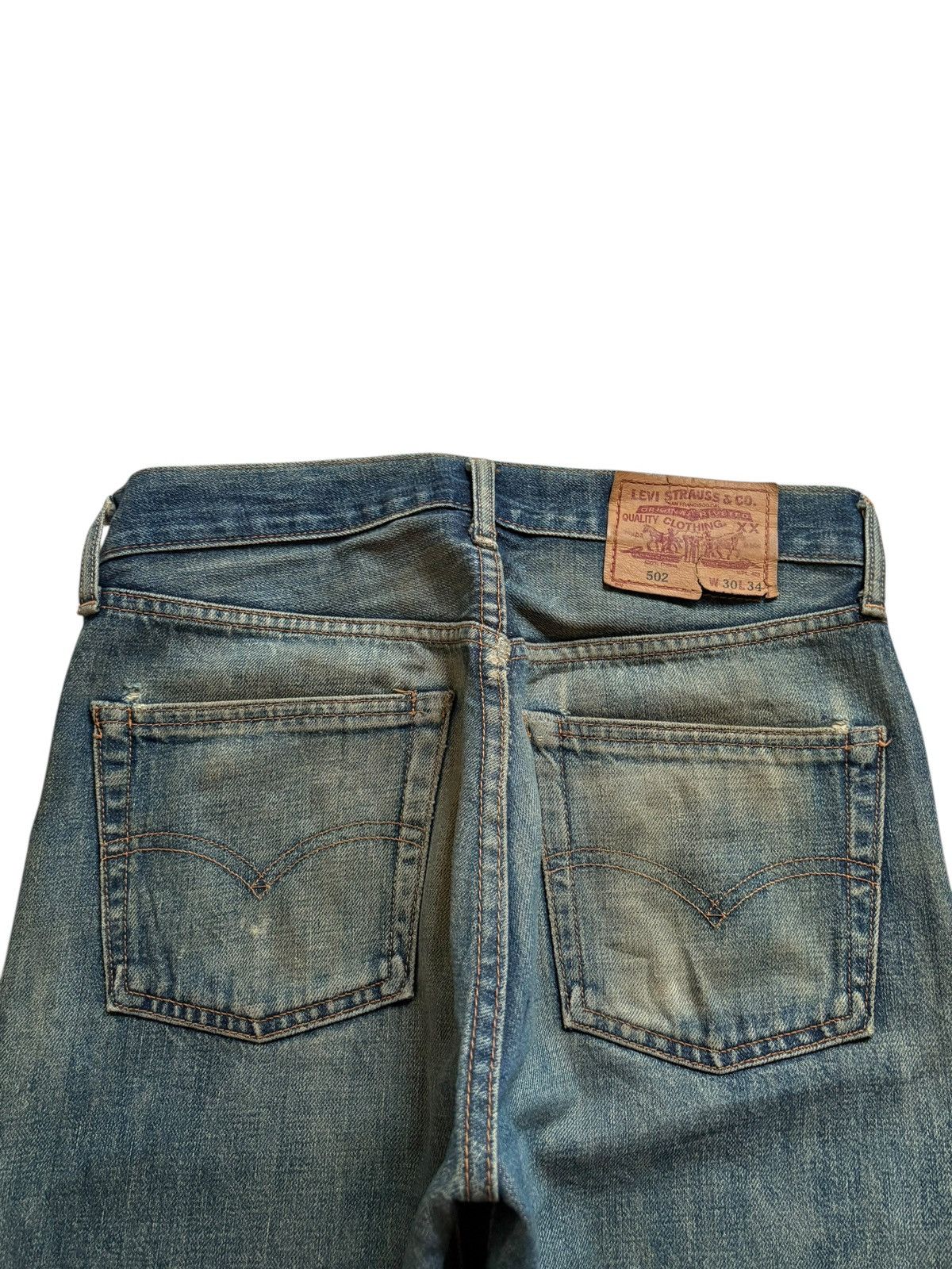 Levi's Vintage 80s Levis Big E Selvedge Rusty Mud Wash Loose Jeans Size US 29 - 9 Thumbnail