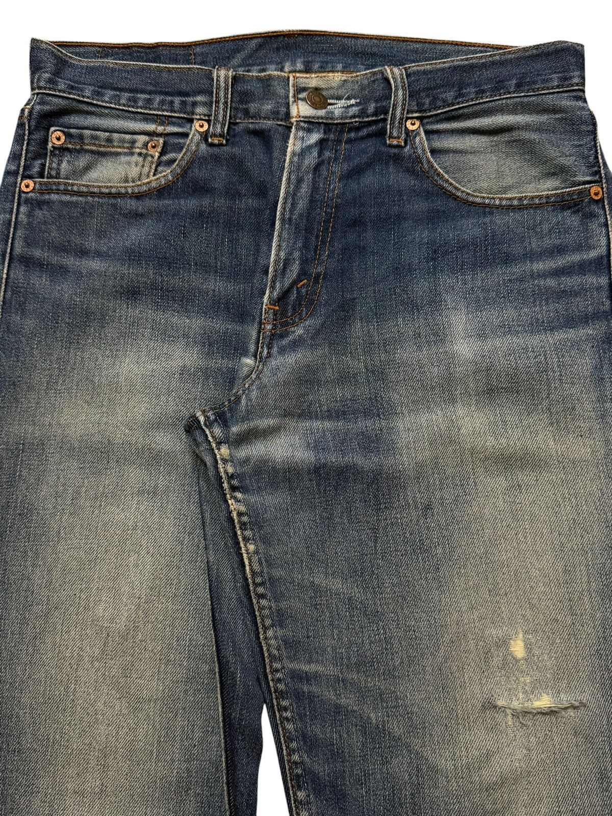 Levi's Vintage 90s Levis 508 Faded Wash Distress Wide Leg Baggy Size US 31 - 3 Thumbnail