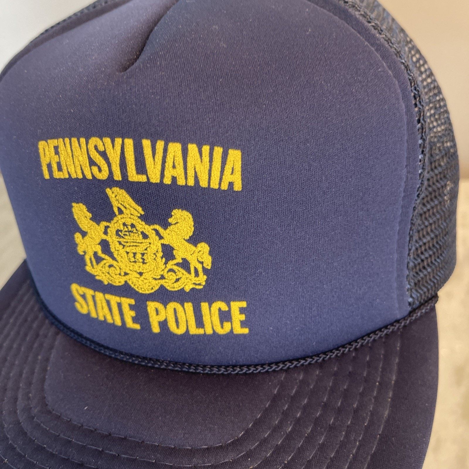 Vintage RARE Vintage 80s PA STATE POLICE Snapback BOX SHIPPED Size ONE SIZE - 4 Thumbnail