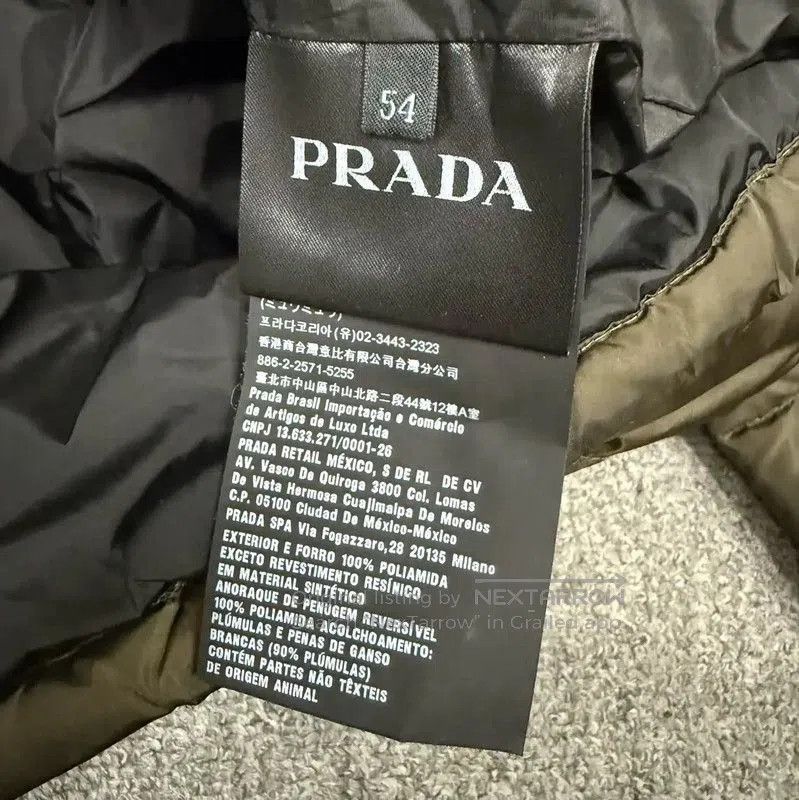Prada Prada Men's XL Green Puffer Jacket. Size US XL / EU 56 / 4 - 4 Thumbnail