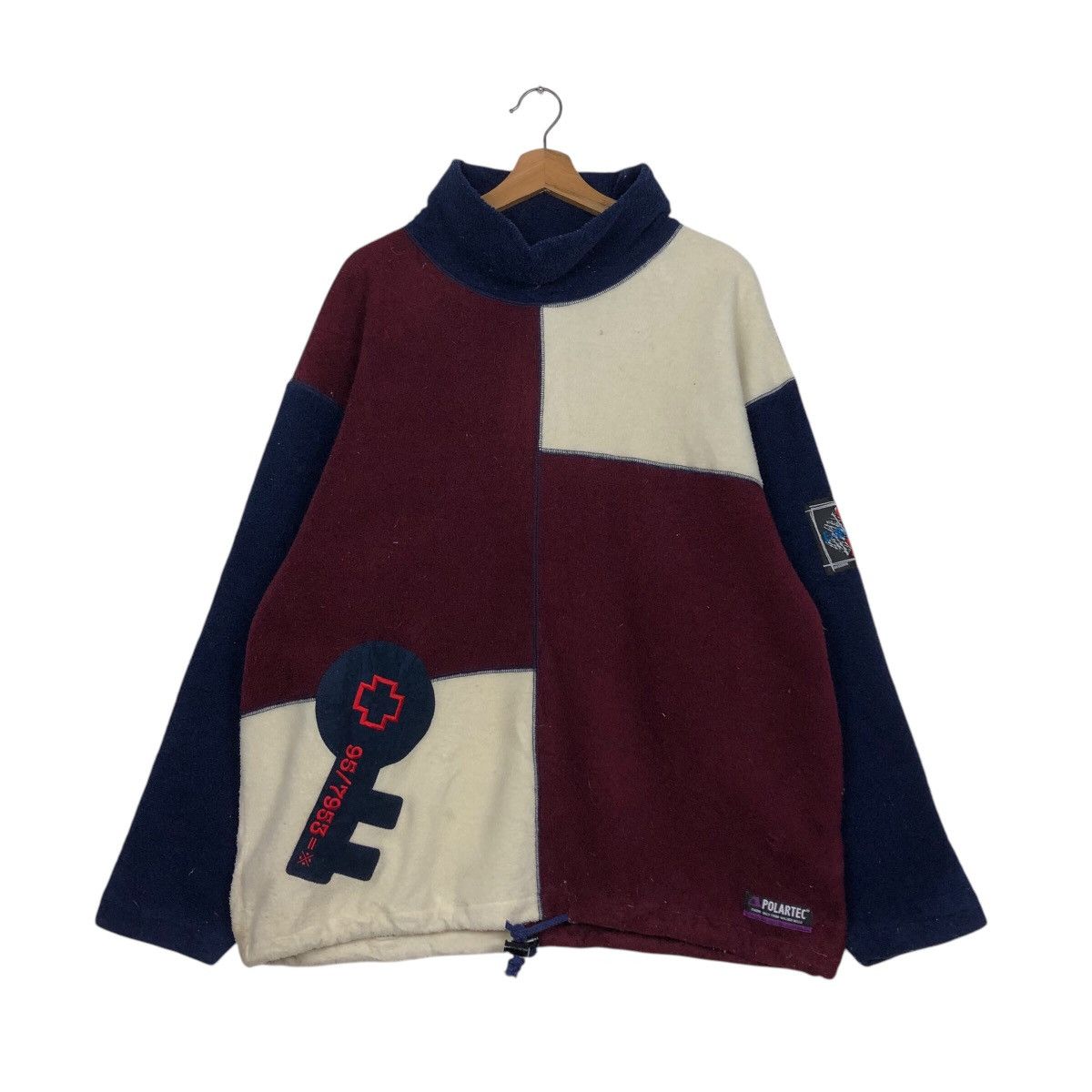 Descente × Japanese Brand × Vintage 📌Vintage Half Zipper Anorak Jacket Fleece Descente Polartec Size US M / EU 48-50 / 2 - 2 Thumbnail