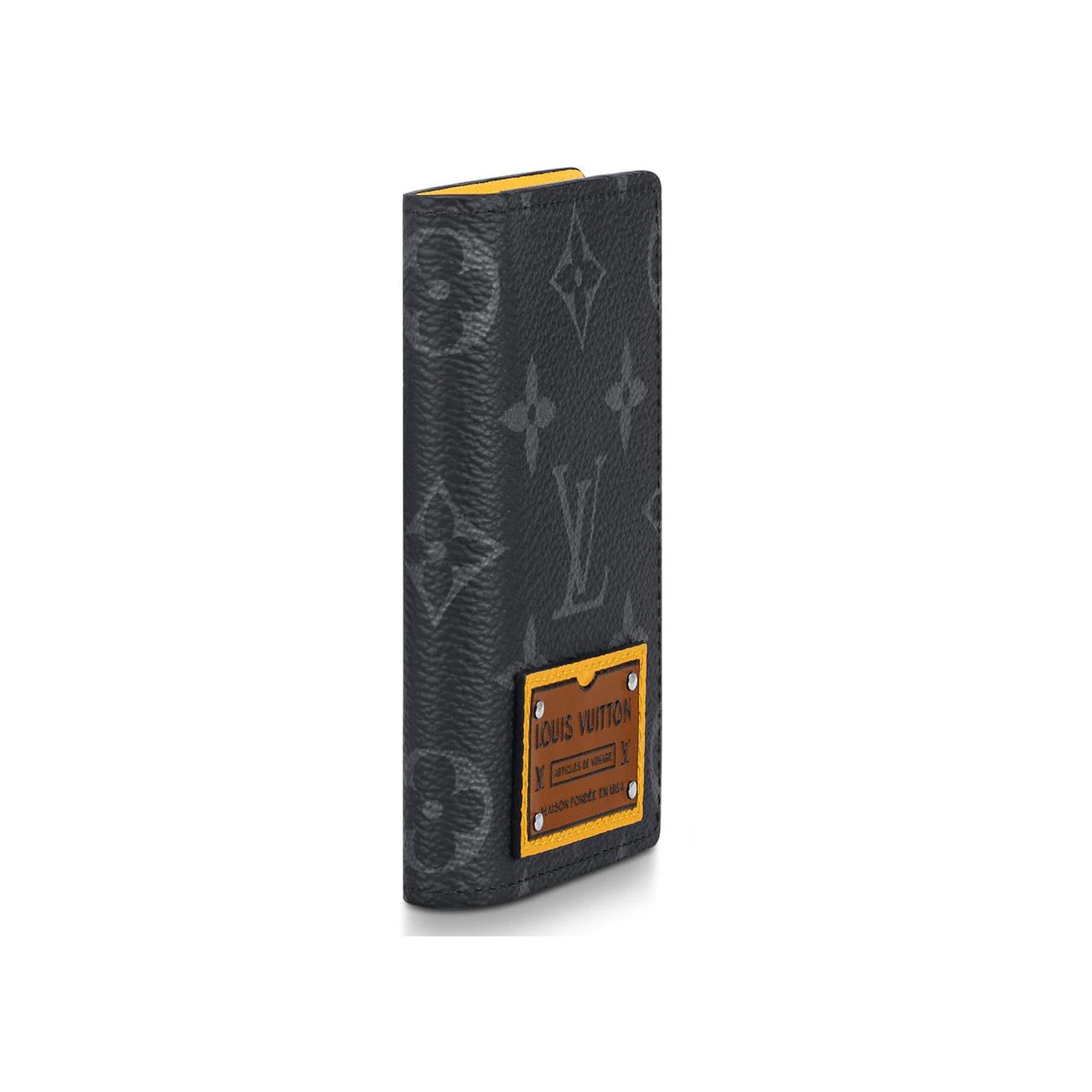 Louis Vuitton Louis Vuitton Label Savan Yellow Pocket Organizer Wallet Size ONE SIZE - 3 Thumbnail