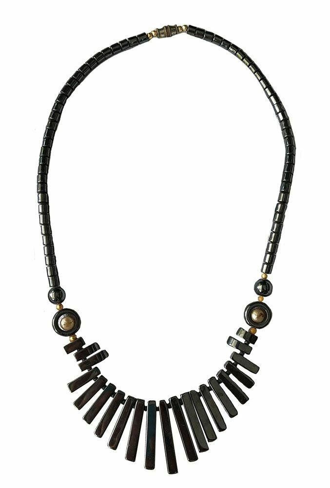 Designer New Black Hemanite Necklace Size ONE SIZE - 1 Thumbnail