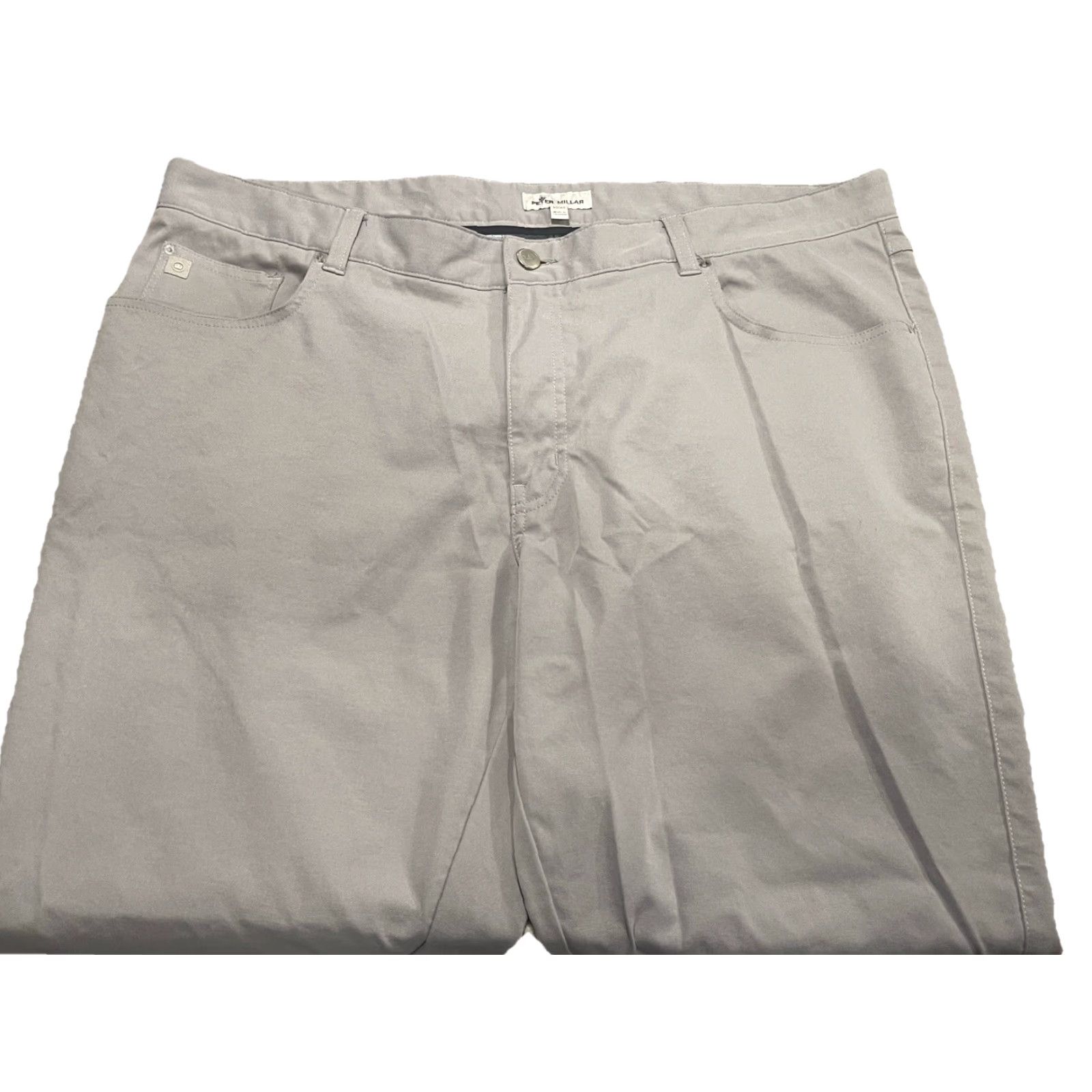 Peter Millar Peter Millar Pants Men's 40x29.5 Gray EB66 Sport Performance Stretch Golf Size US 40 / EU 56 - 2 Thumbnail